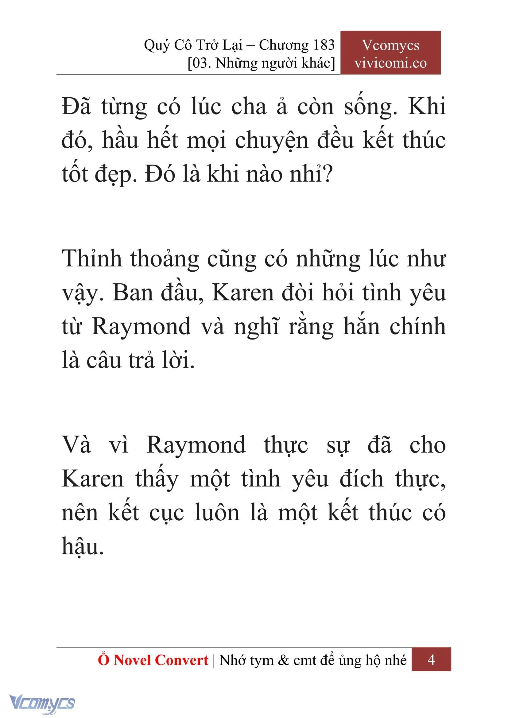 [Novel] Quý Cô Trở Lại Chapter 183 - Trang 7