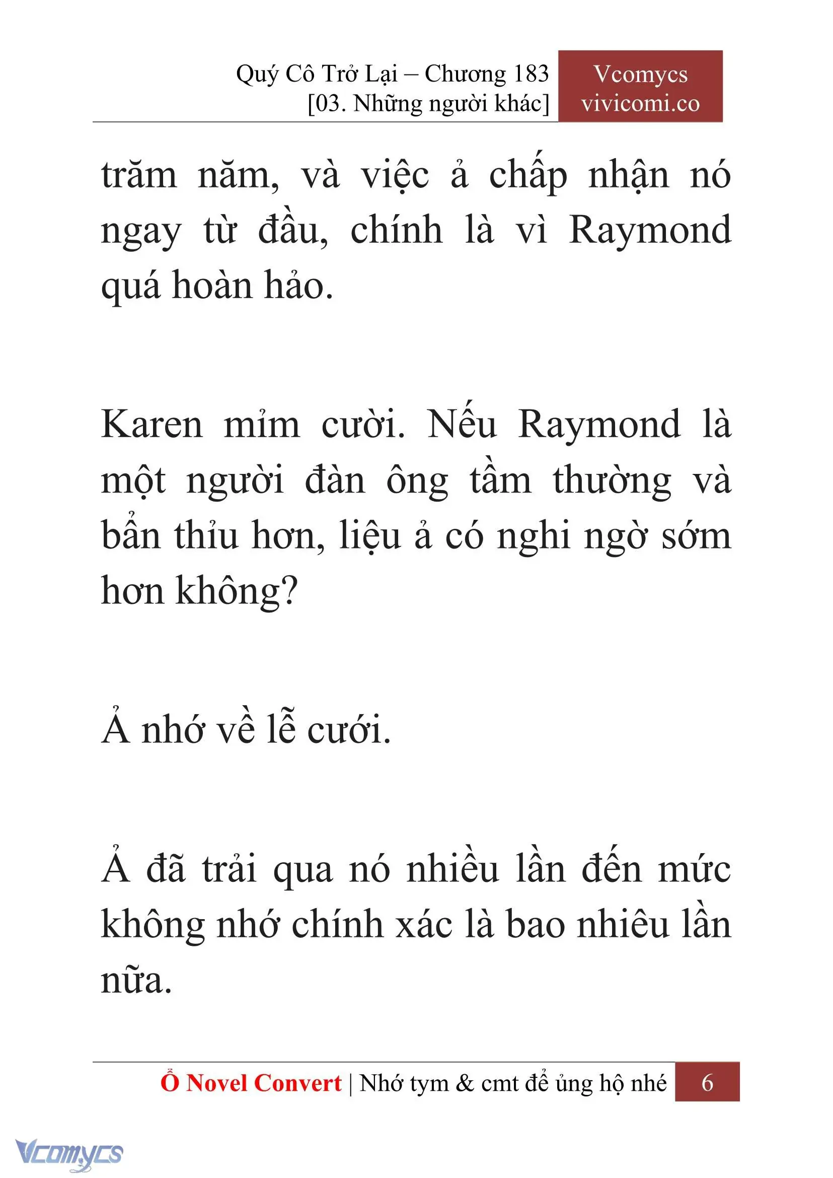 [Novel] Quý Cô Trở Lại Chapter 183 - Trang 9