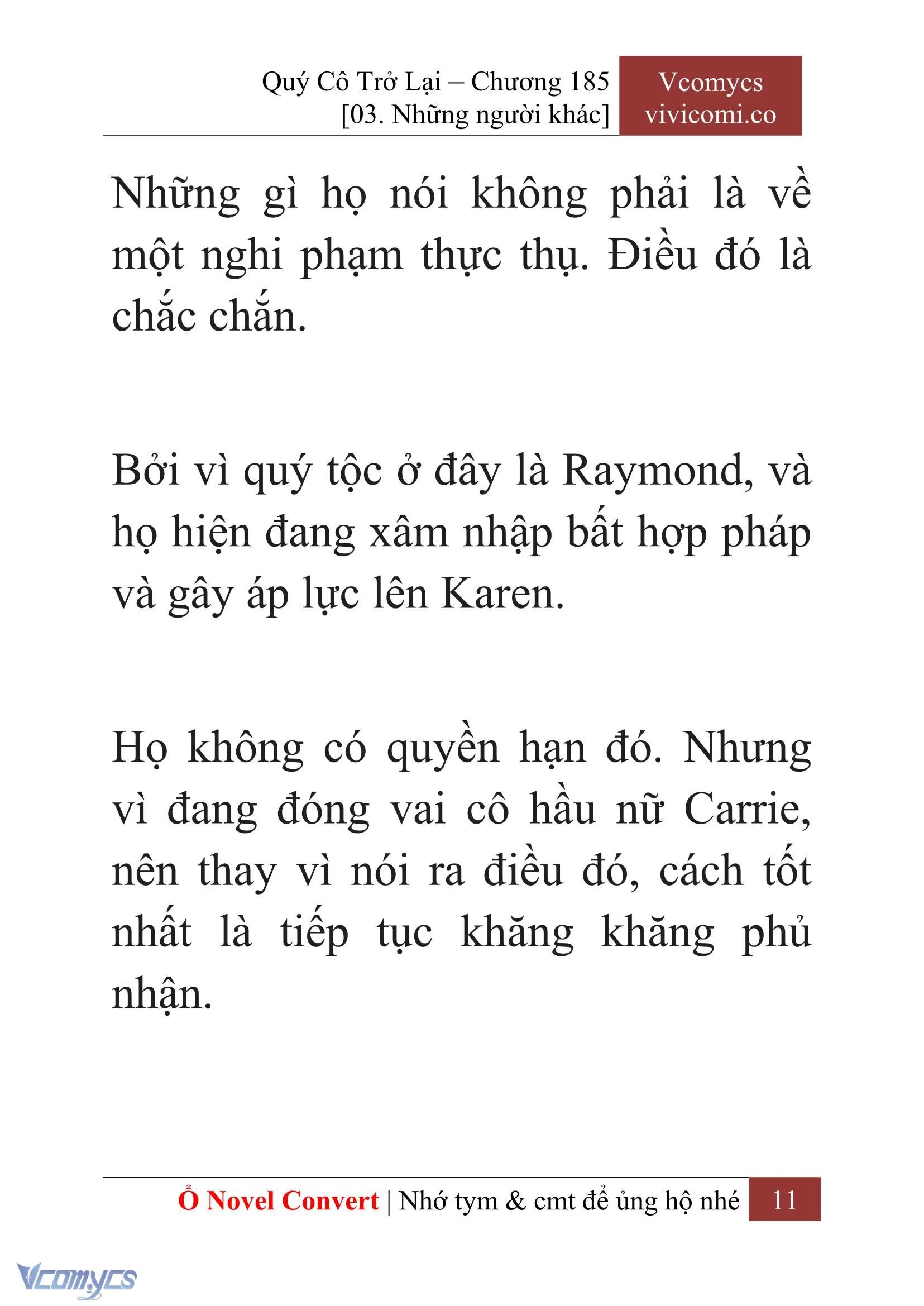 [Novel] Quý Cô Trở Lại Chapter 185 - Trang 14