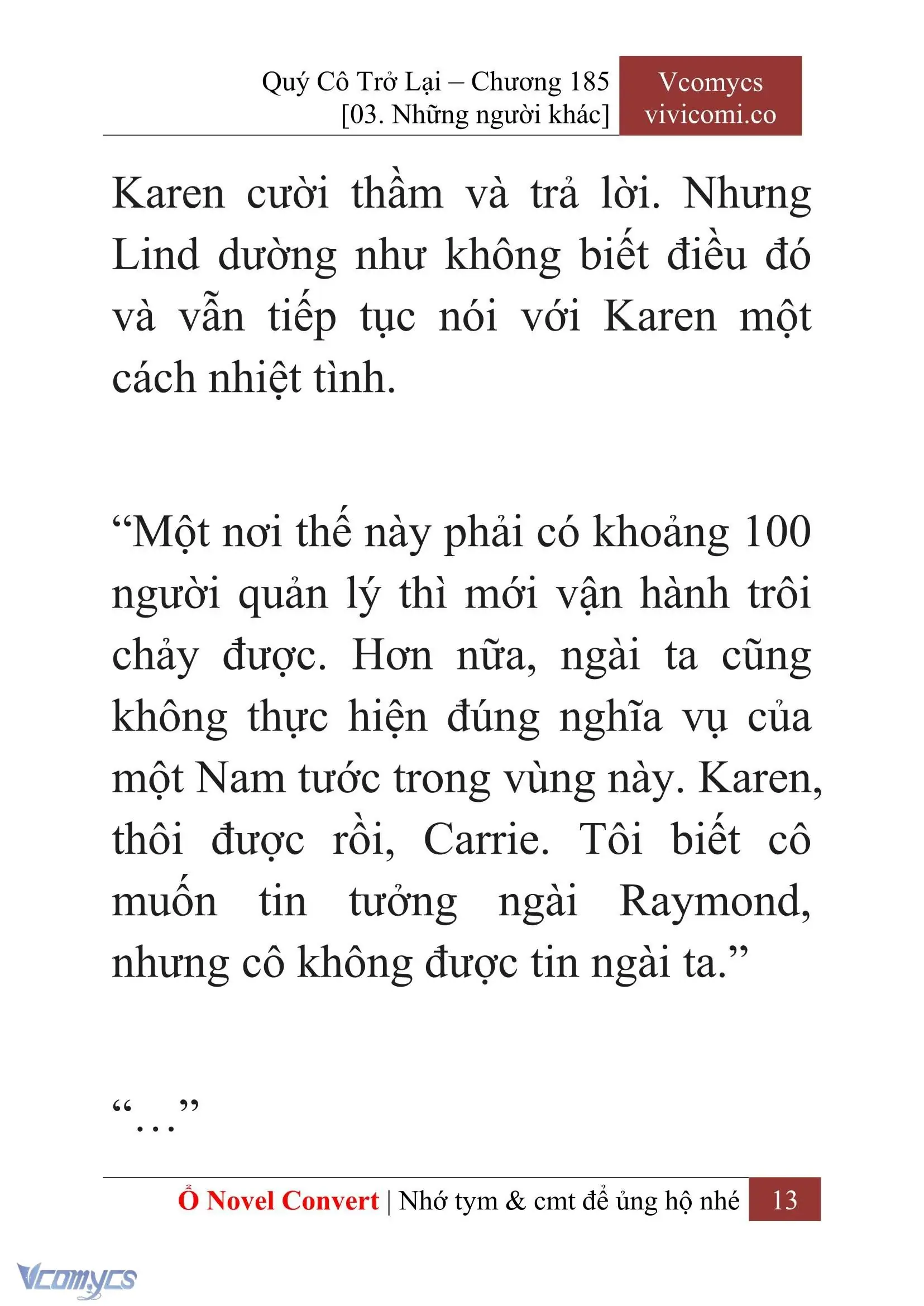 [Novel] Quý Cô Trở Lại Chapter 185 - Trang 16