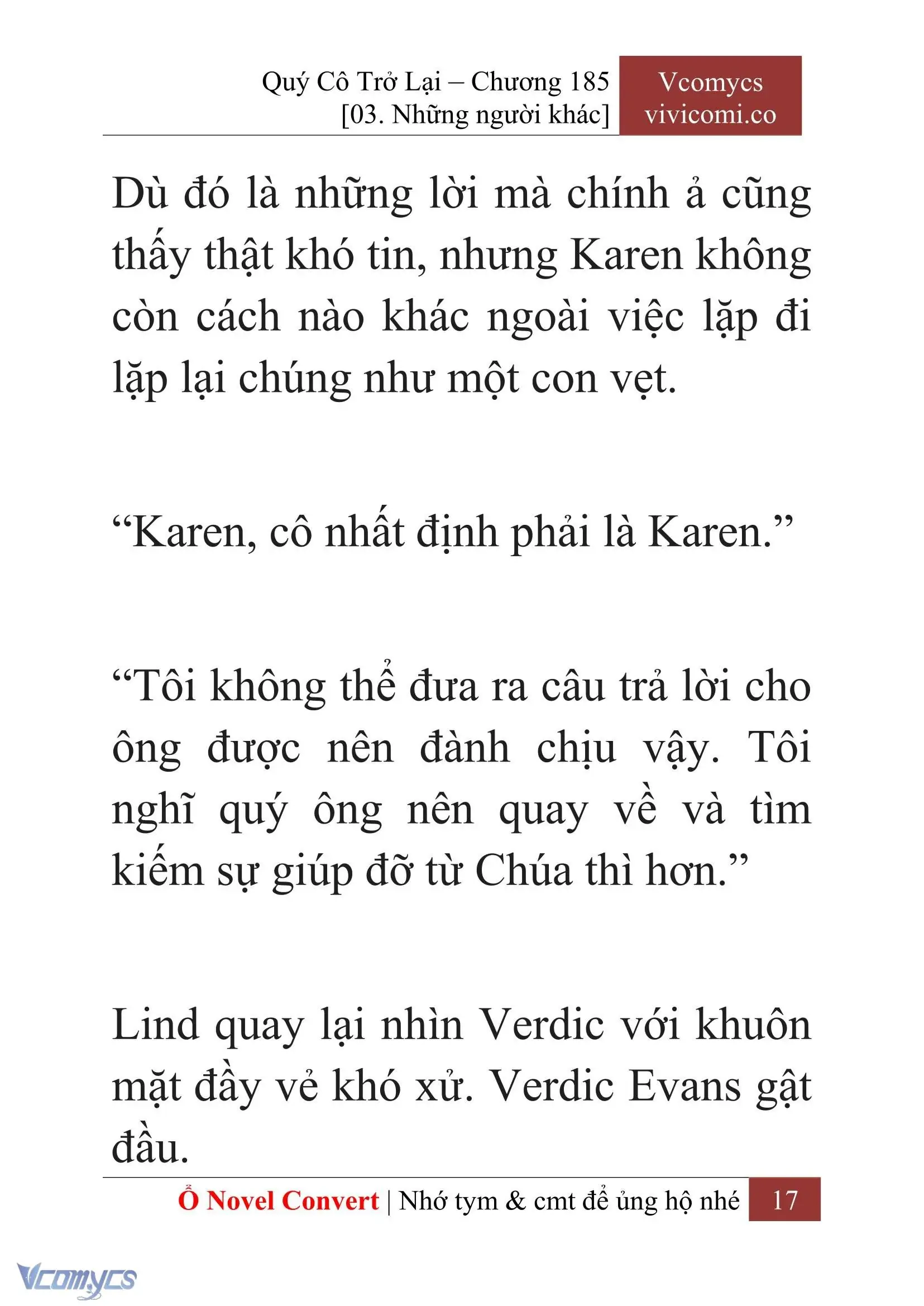 [Novel] Quý Cô Trở Lại Chapter 185 - Trang 20