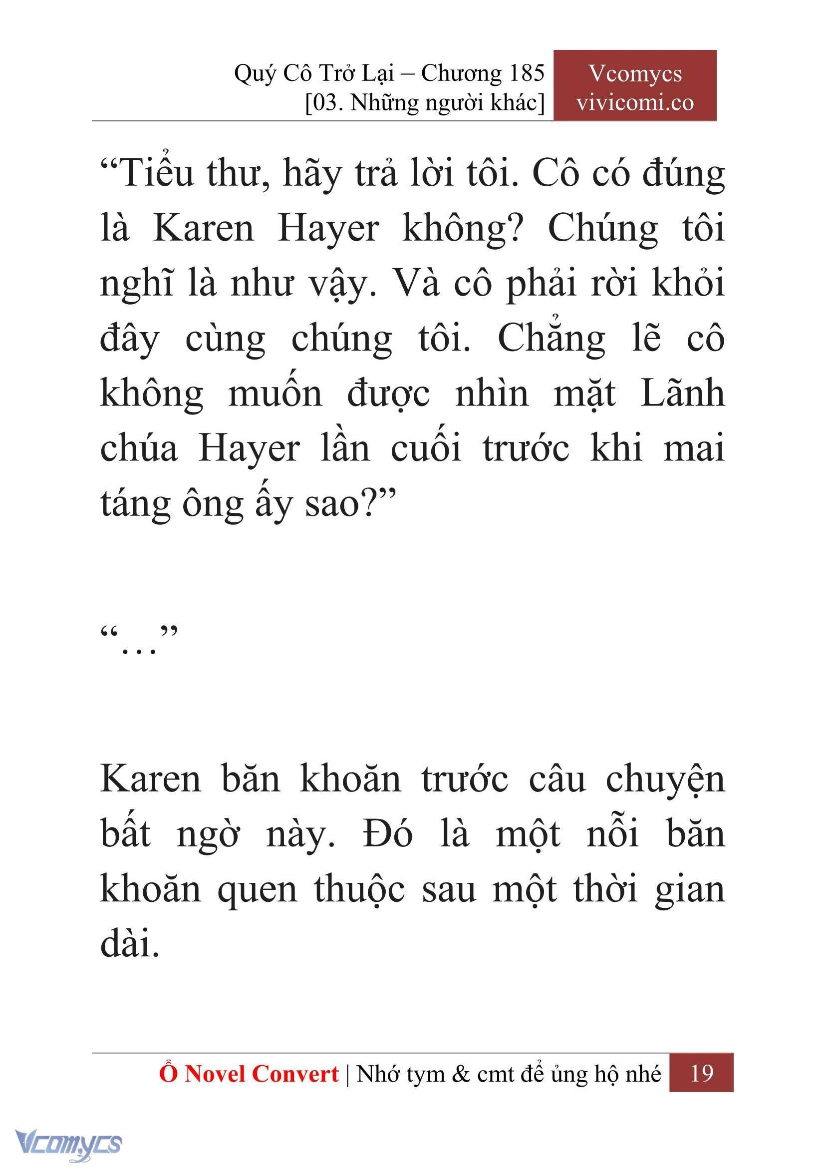 [Novel] Quý Cô Trở Lại Chapter 185 - Trang 22