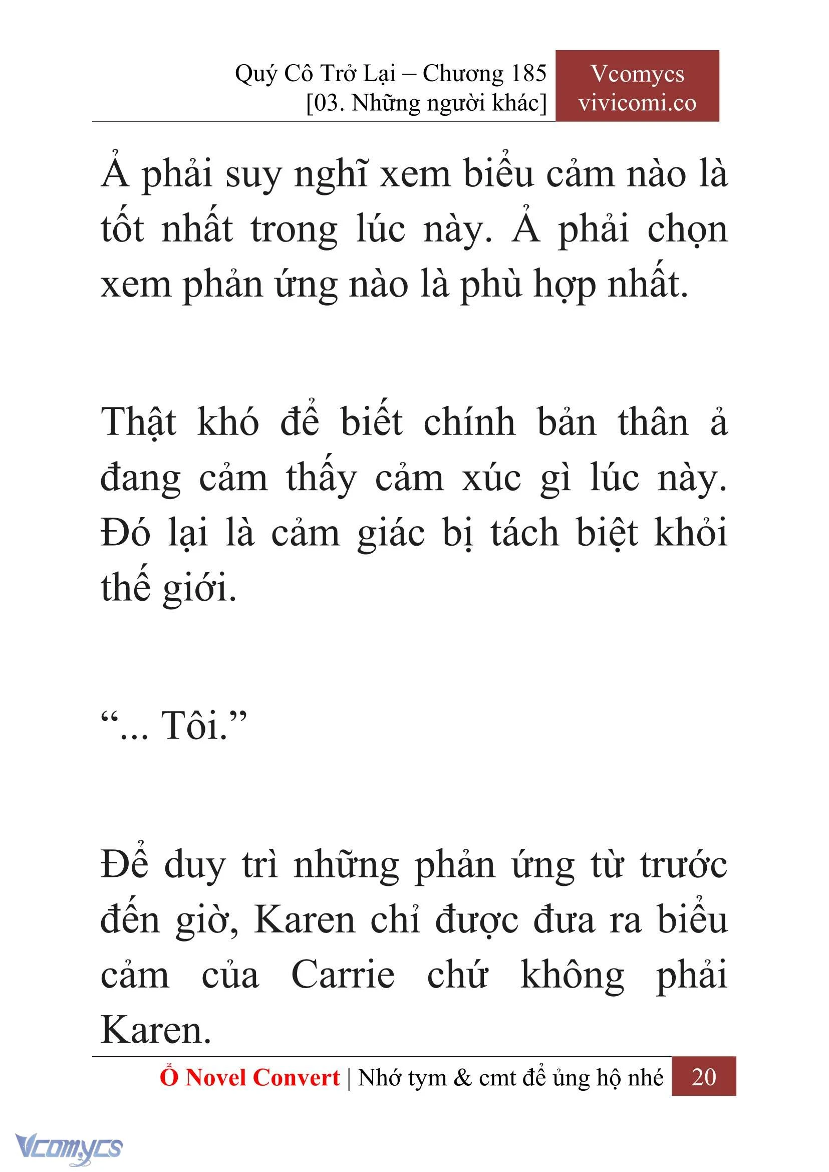 [Novel] Quý Cô Trở Lại Chapter 185 - Trang 23
