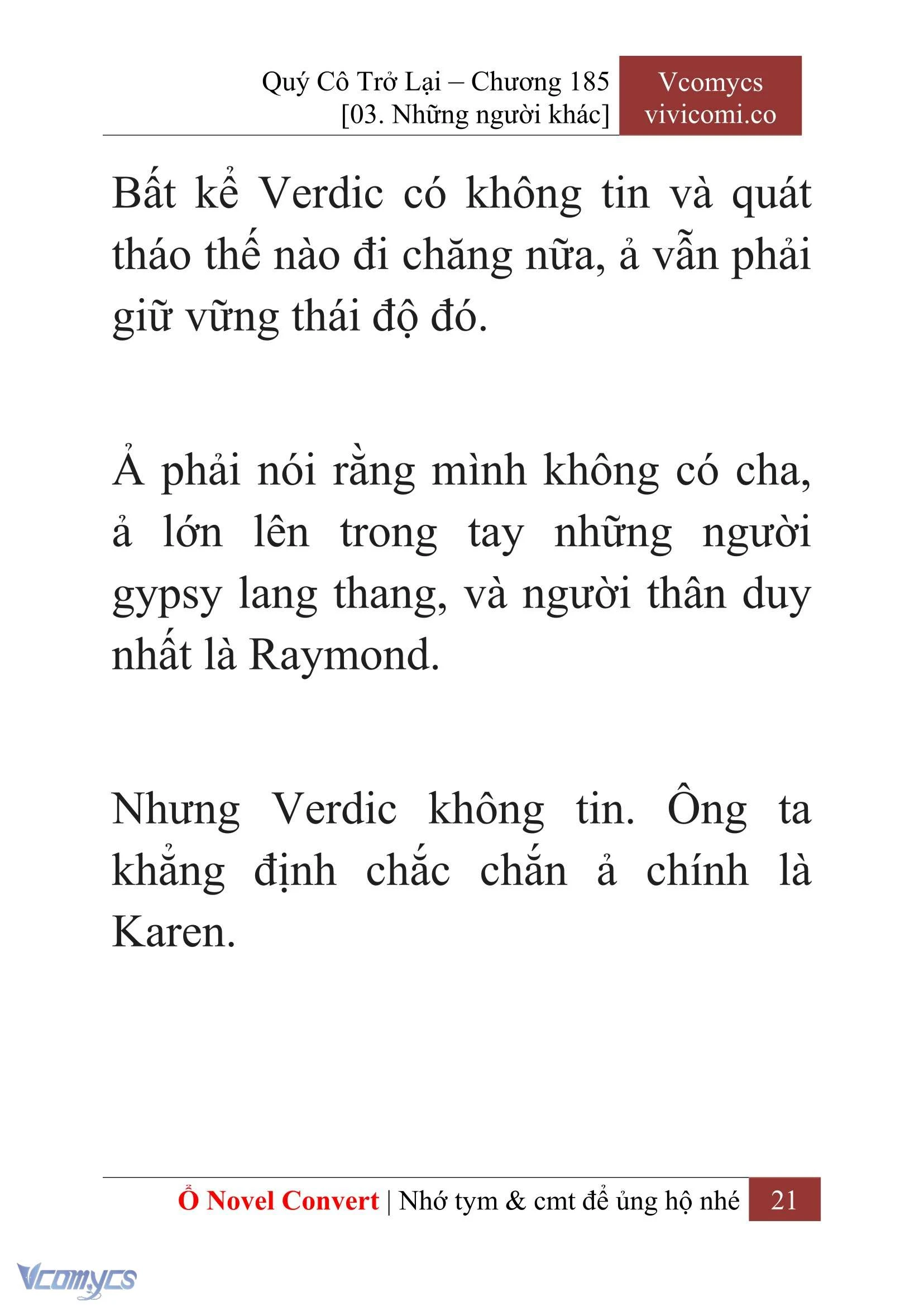 [Novel] Quý Cô Trở Lại Chapter 185 - Trang 24