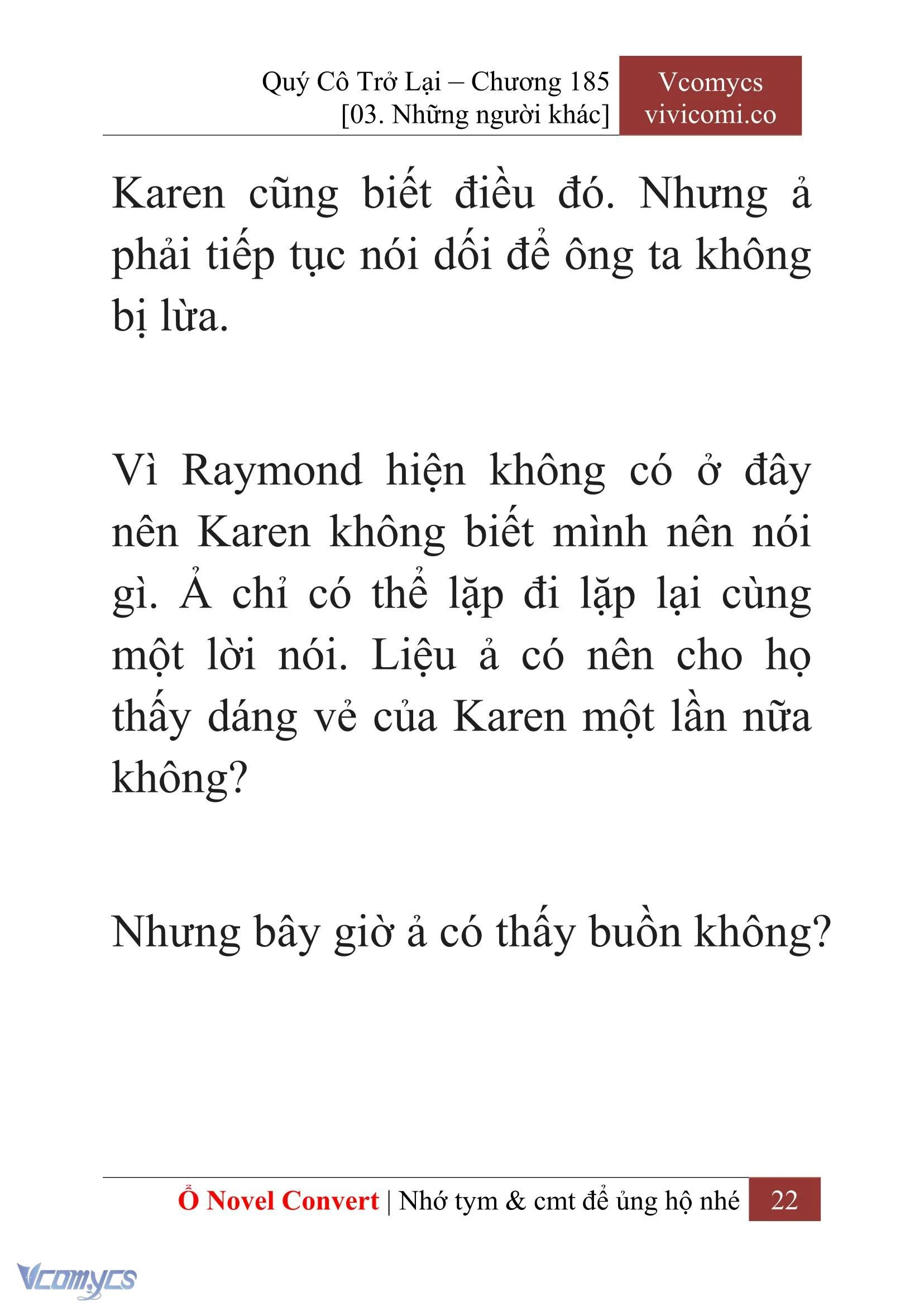 [Novel] Quý Cô Trở Lại Chapter 185 - Trang 25