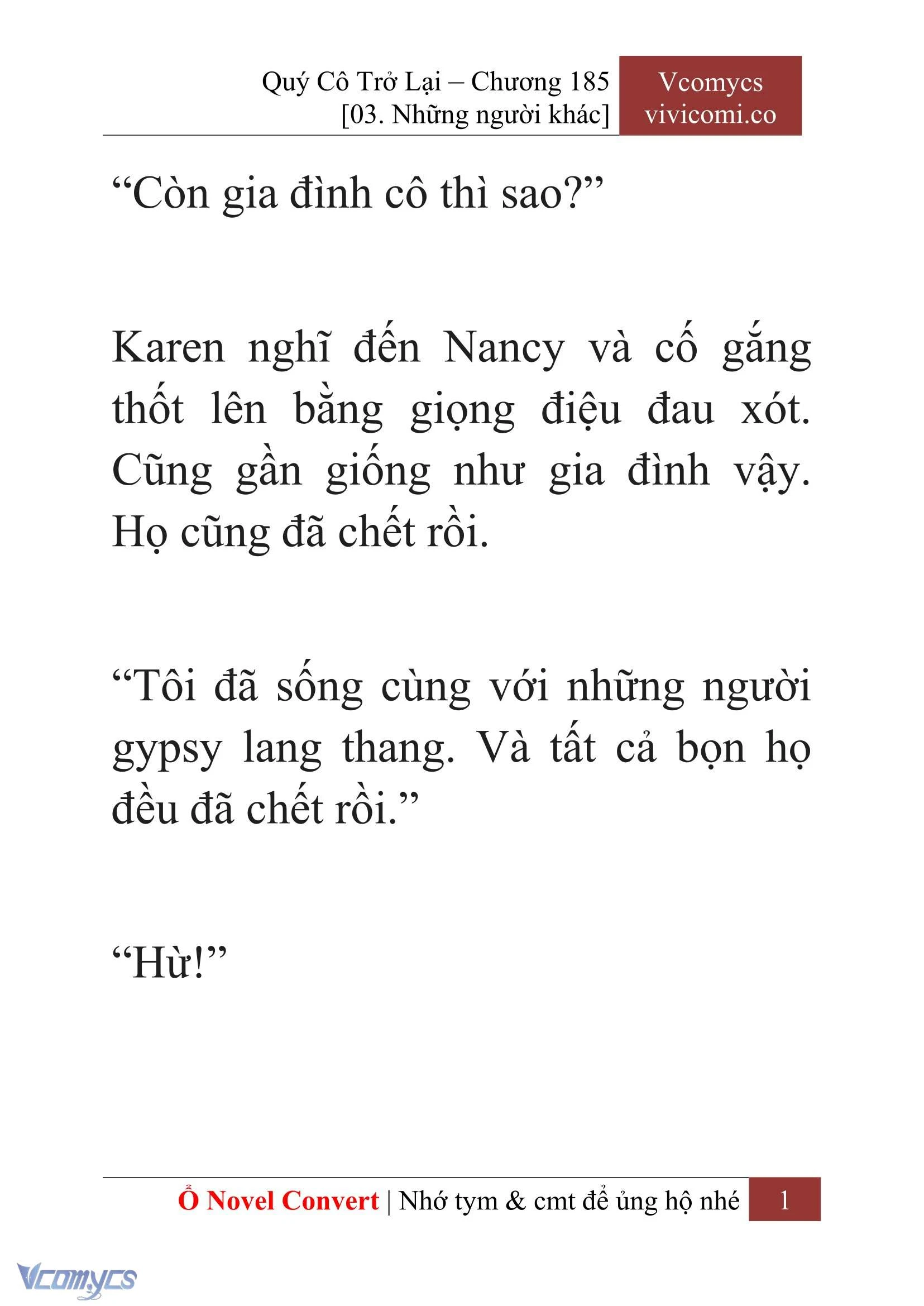 [Novel] Quý Cô Trở Lại Chapter 185 - Trang 4