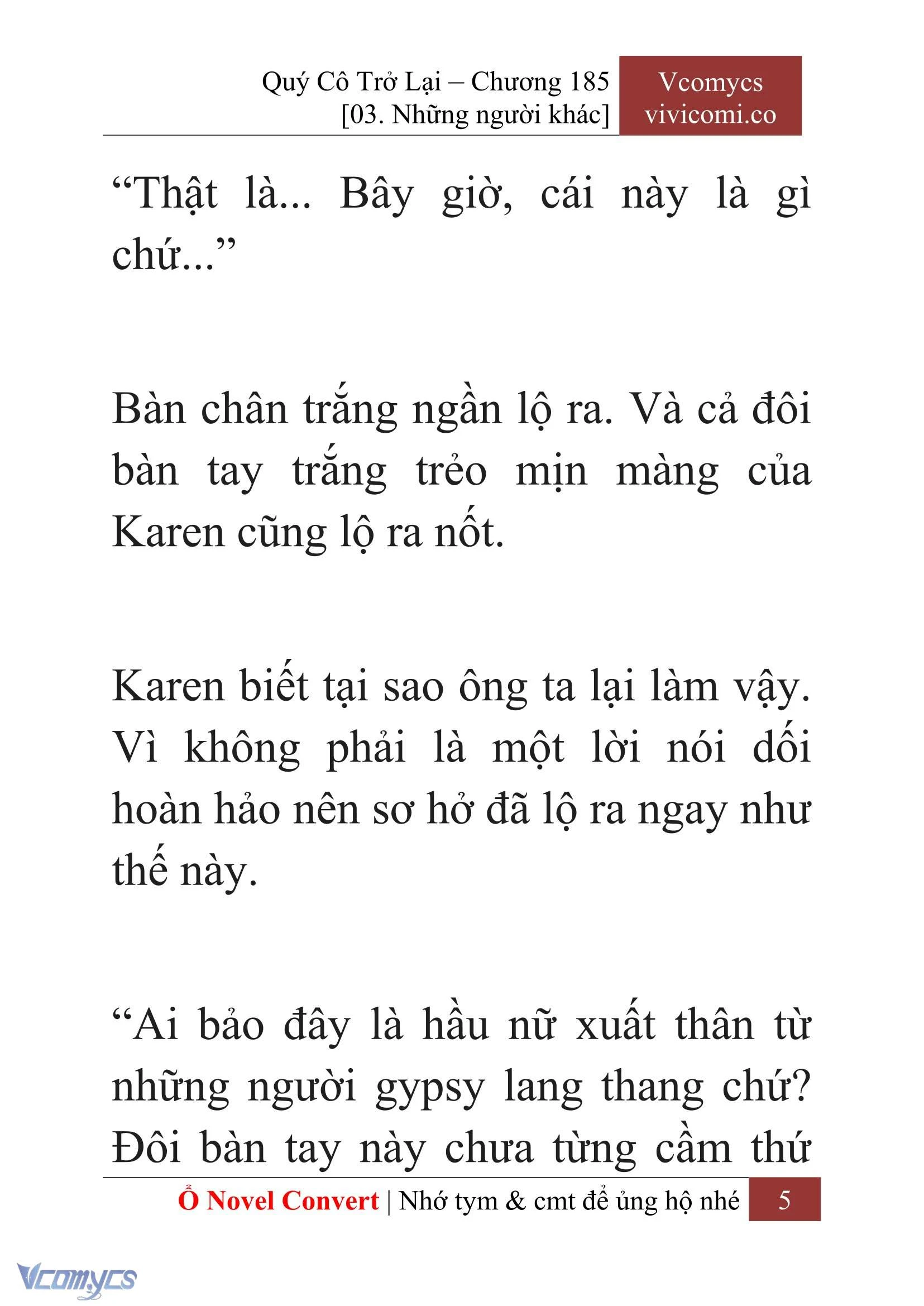 [Novel] Quý Cô Trở Lại Chapter 185 - Trang 8