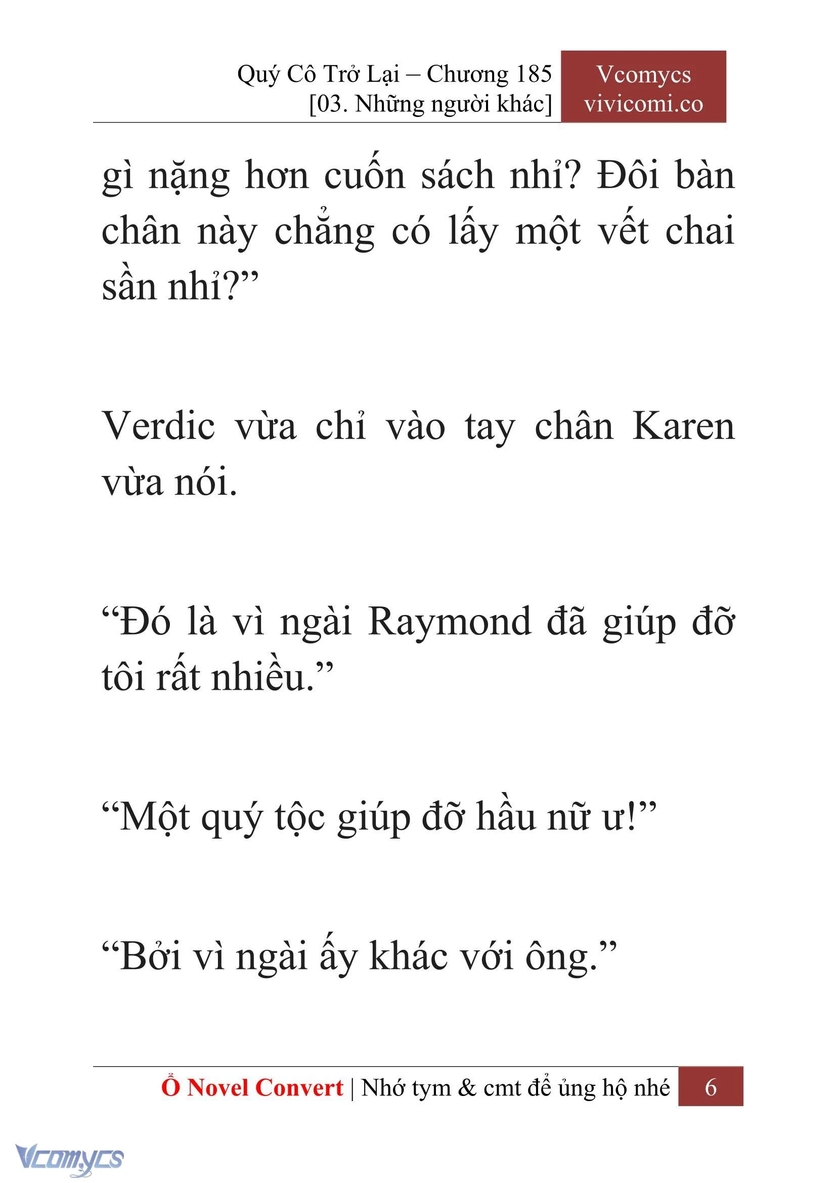 [Novel] Quý Cô Trở Lại Chapter 185 - Trang 9