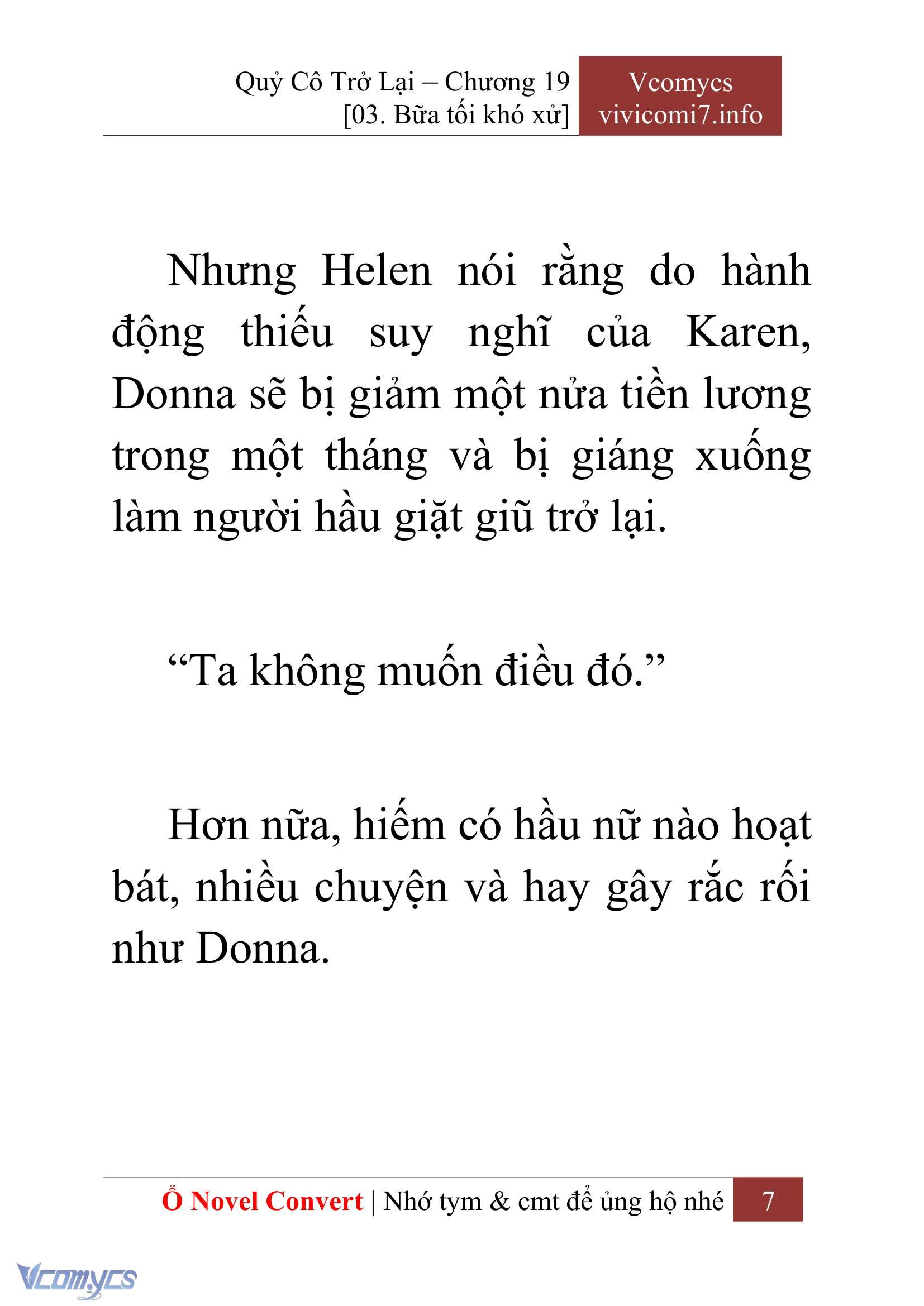 [Novel] Quý Cô Trở Lại Chapter 19 - Trang 10