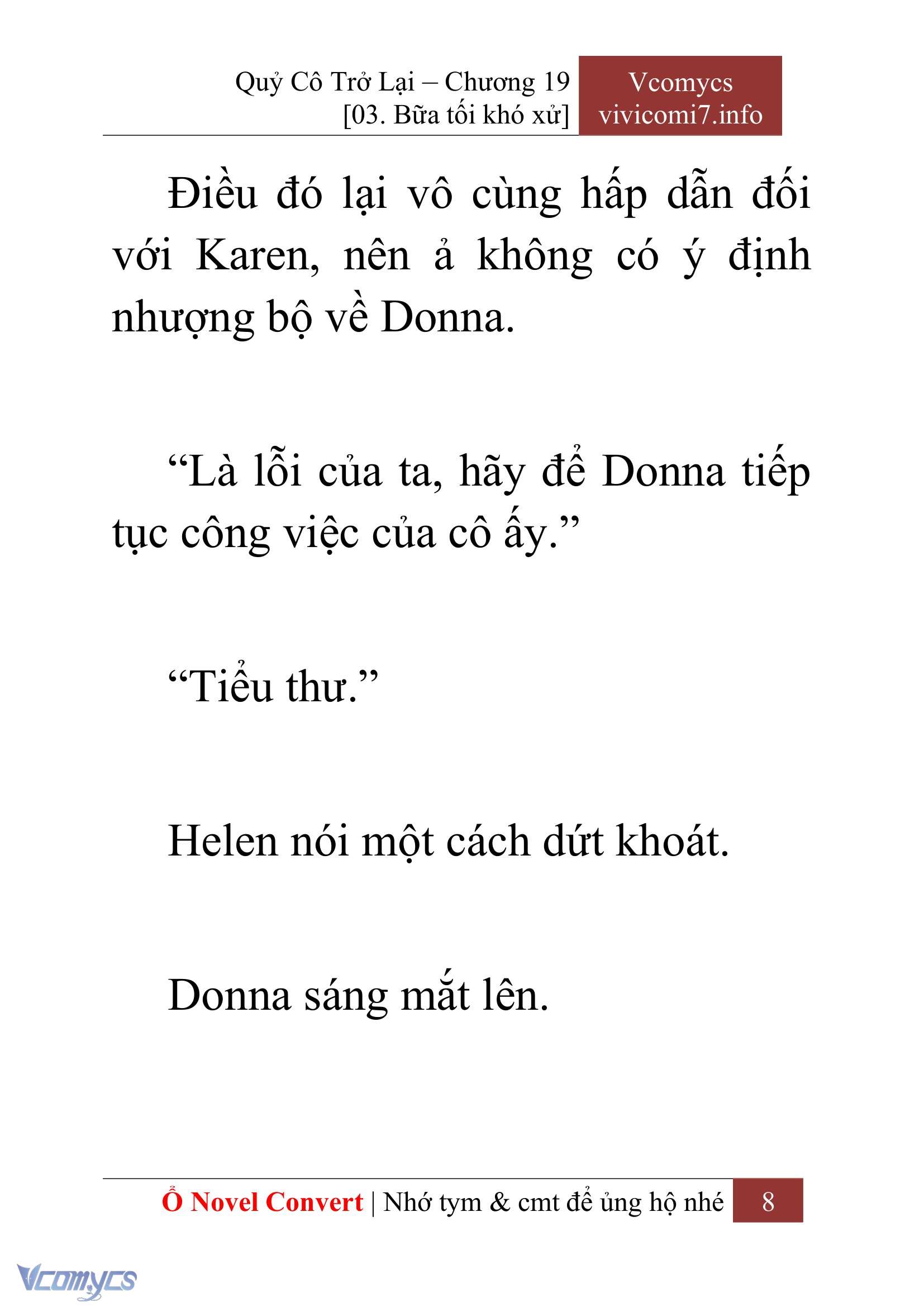 [Novel] Quý Cô Trở Lại Chapter 19 - Trang 11
