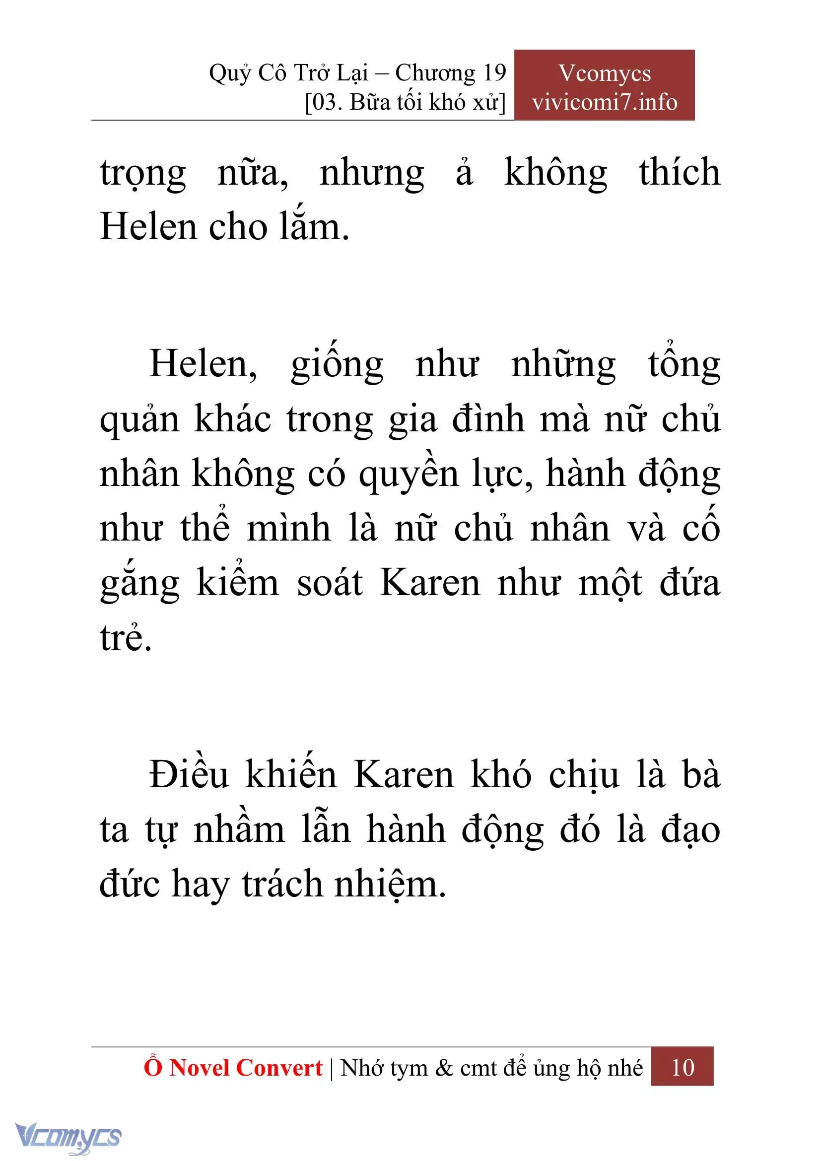 [Novel] Quý Cô Trở Lại Chapter 19 - Trang 13
