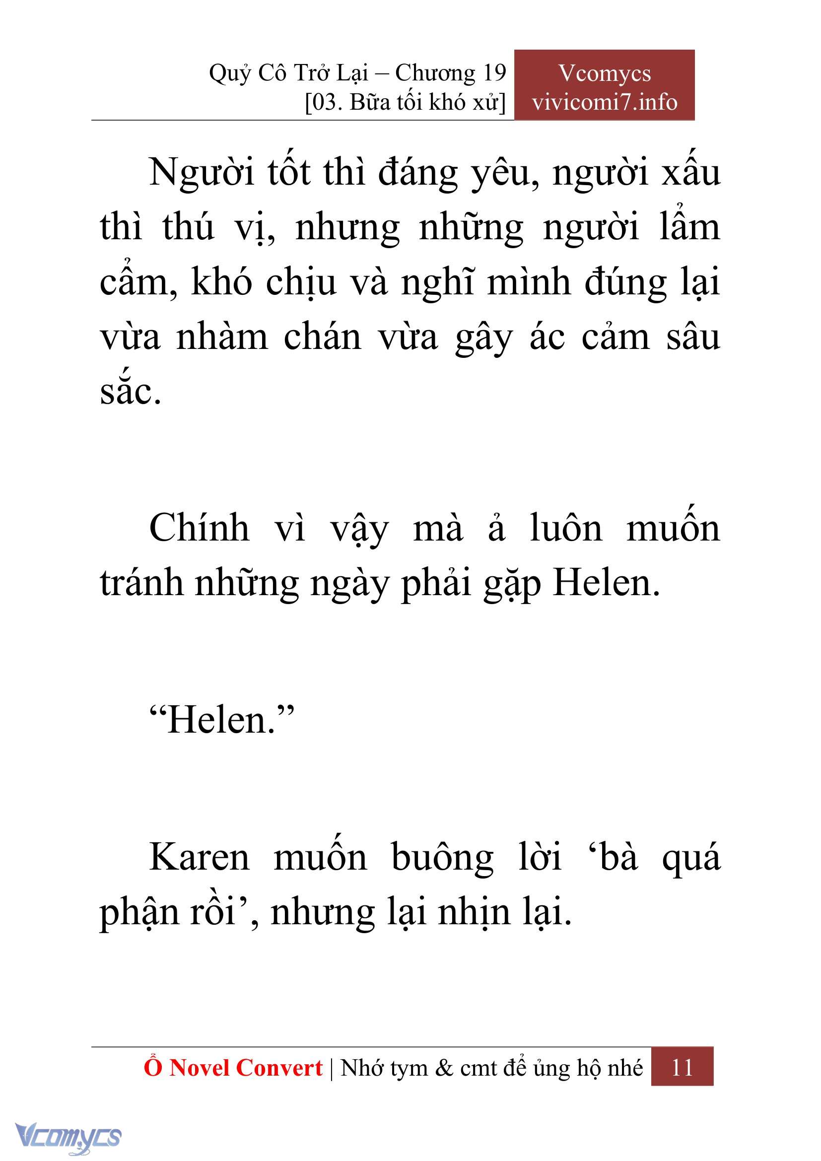 [Novel] Quý Cô Trở Lại Chapter 19 - Trang 14