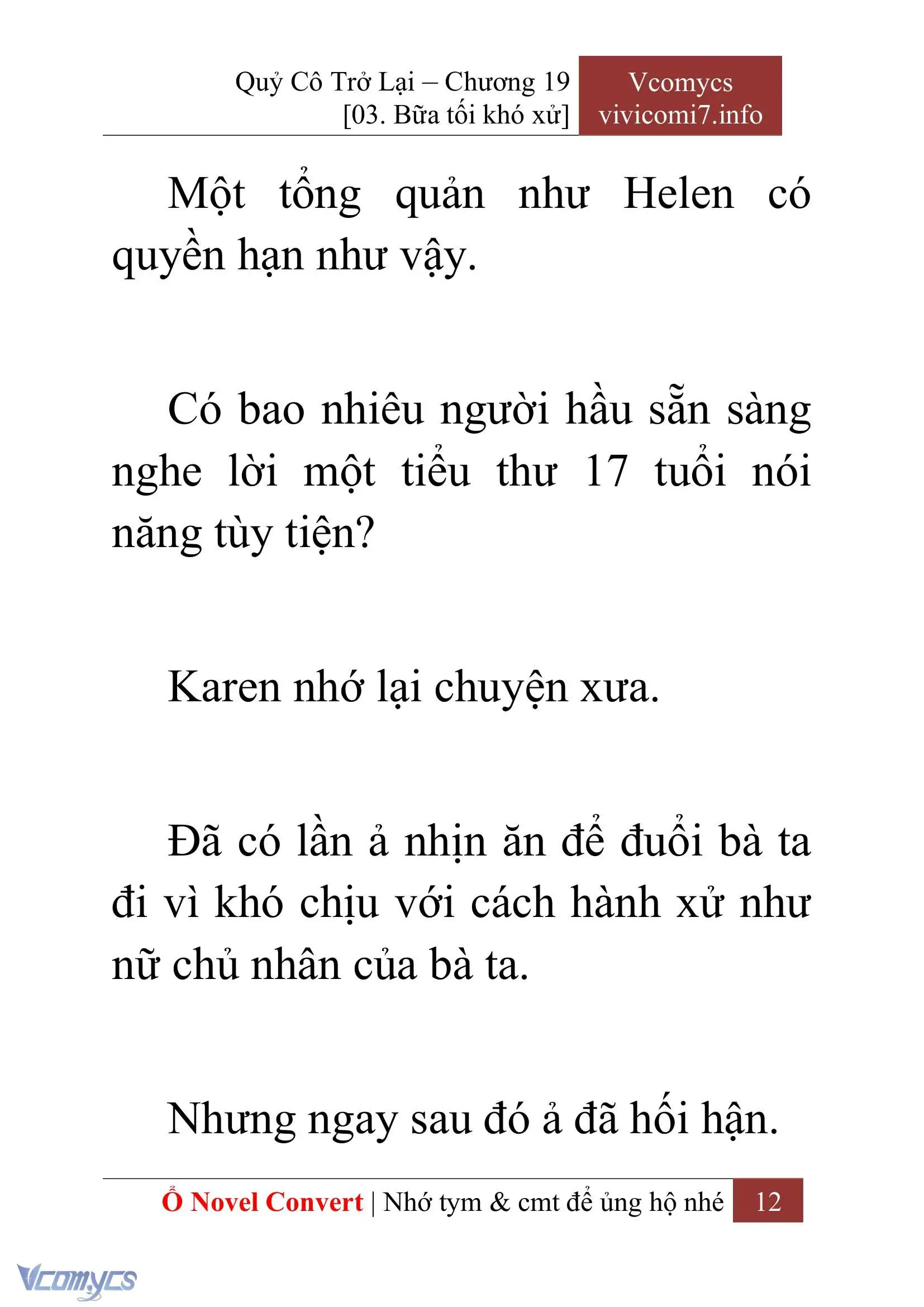 [Novel] Quý Cô Trở Lại Chapter 19 - Trang 15