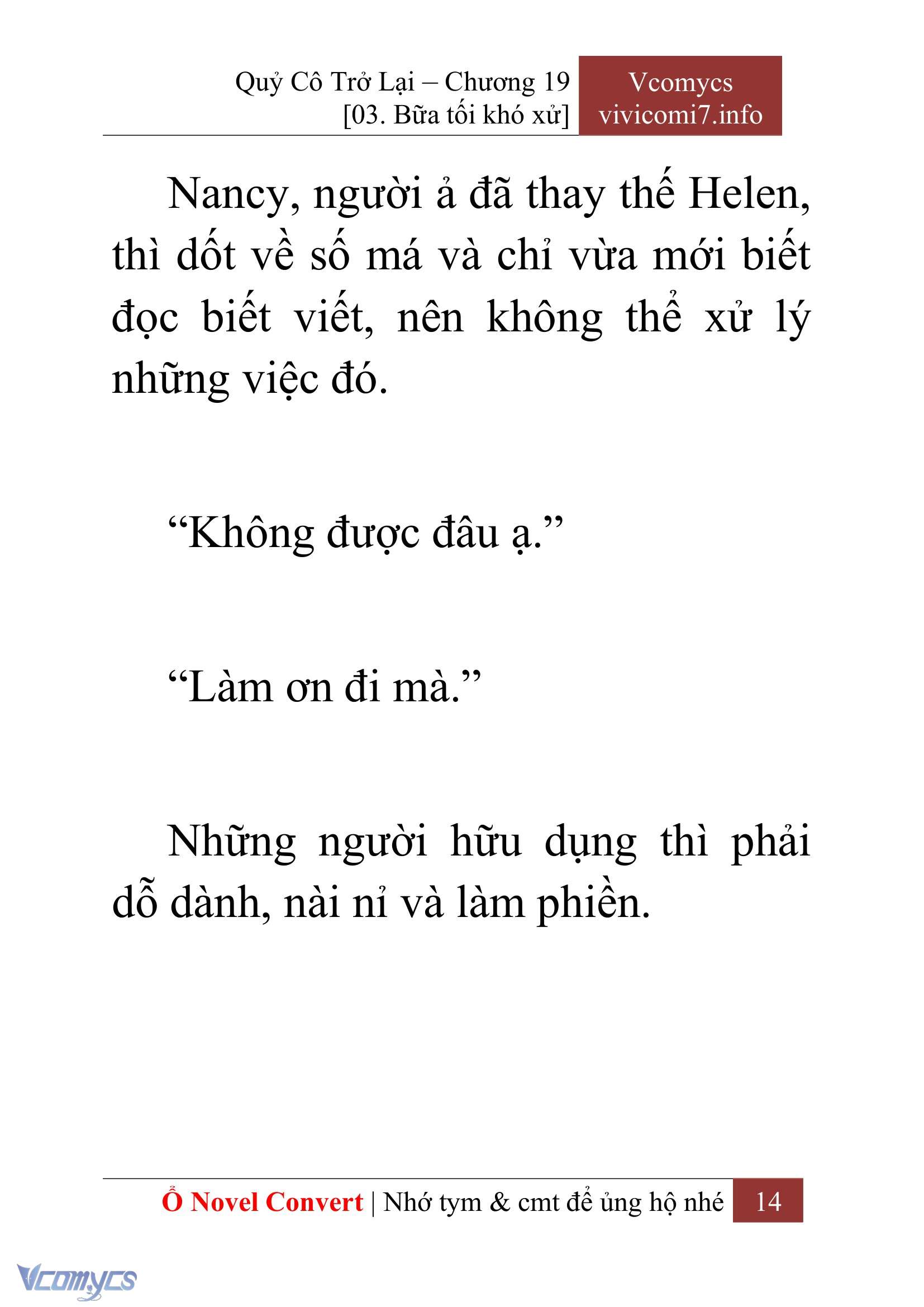 [Novel] Quý Cô Trở Lại Chapter 19 - Trang 17