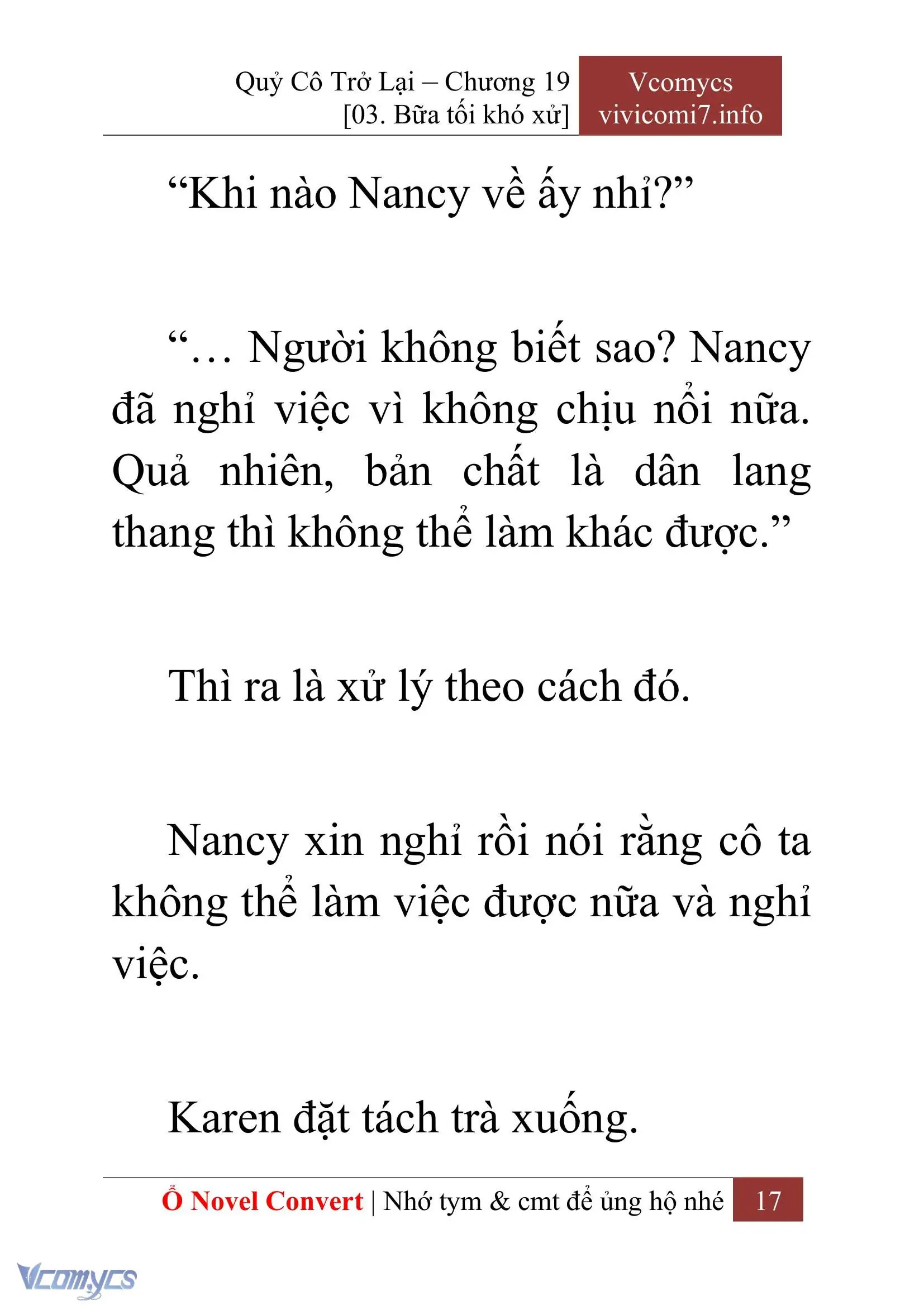 [Novel] Quý Cô Trở Lại Chapter 19 - Trang 20