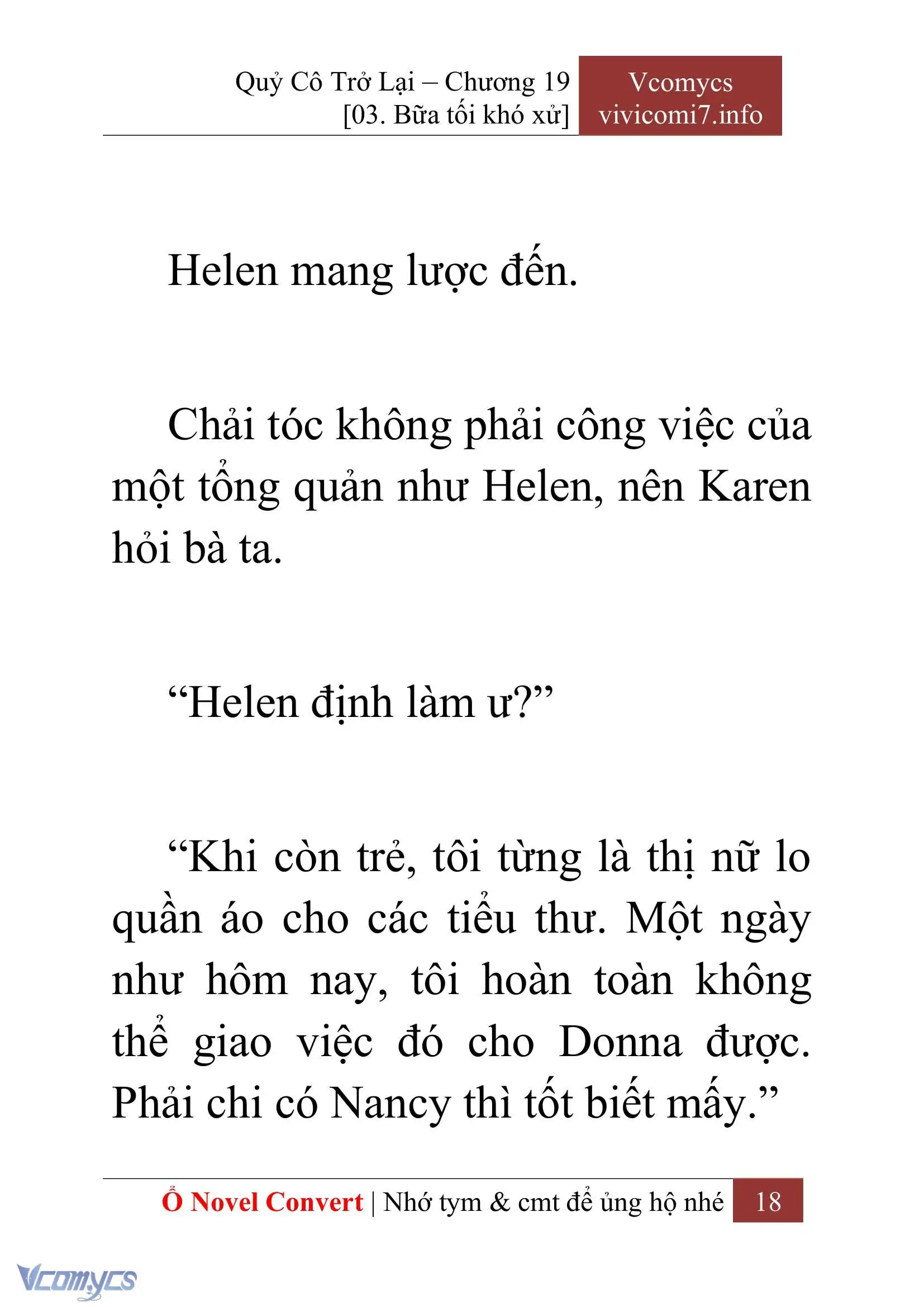 [Novel] Quý Cô Trở Lại Chapter 19 - Trang 21