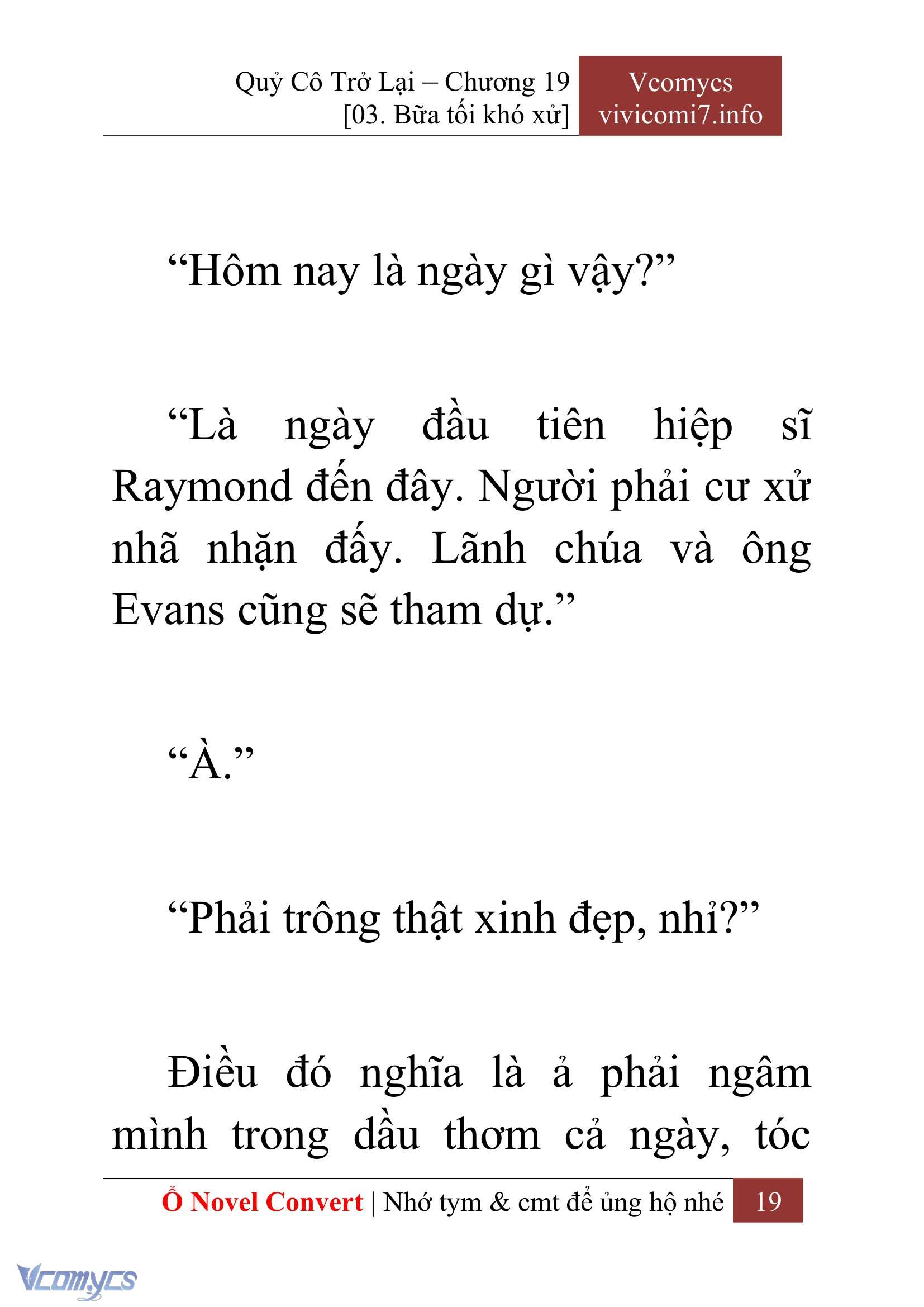 [Novel] Quý Cô Trở Lại Chapter 19 - Trang 22