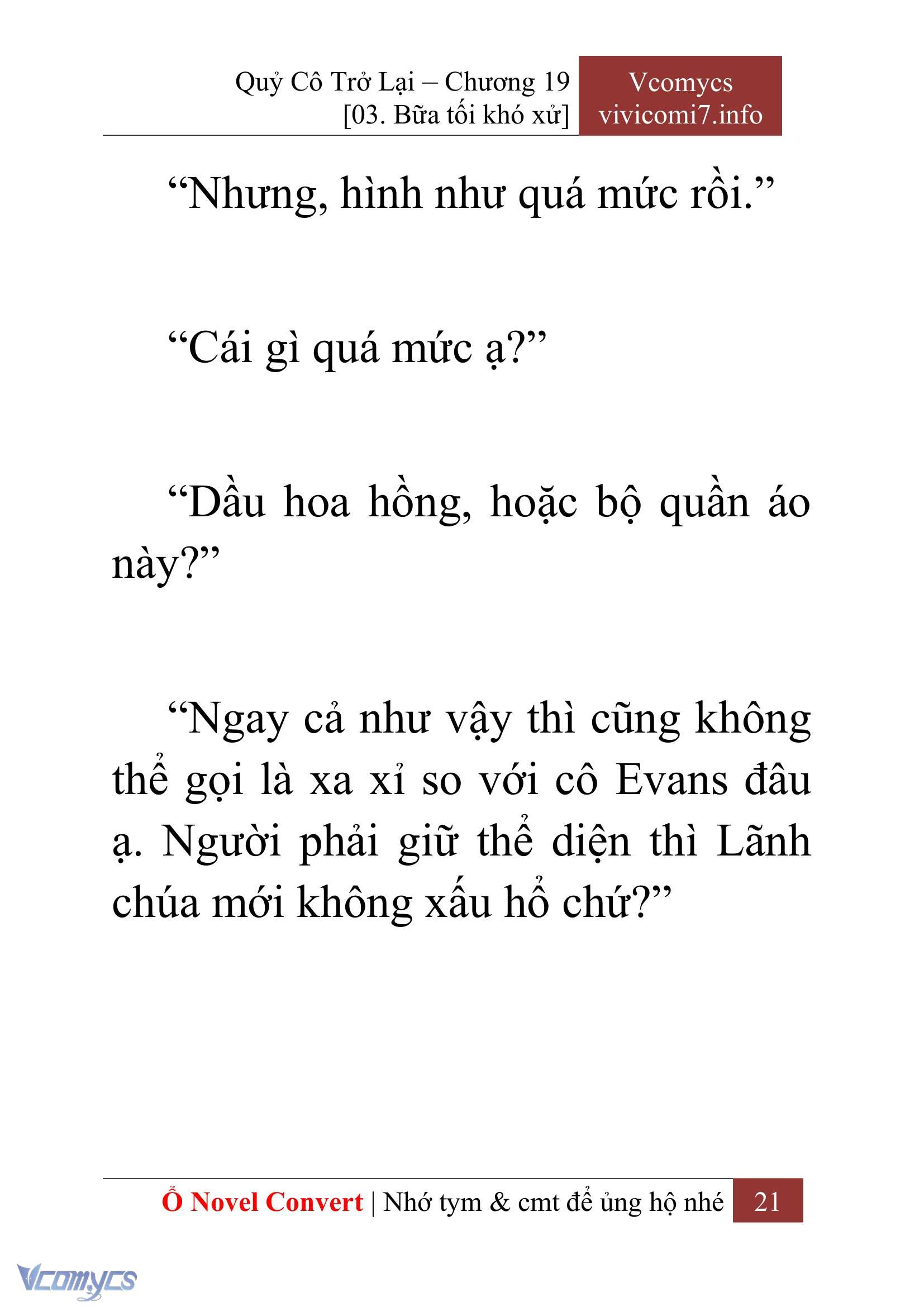 [Novel] Quý Cô Trở Lại Chapter 19 - Trang 24