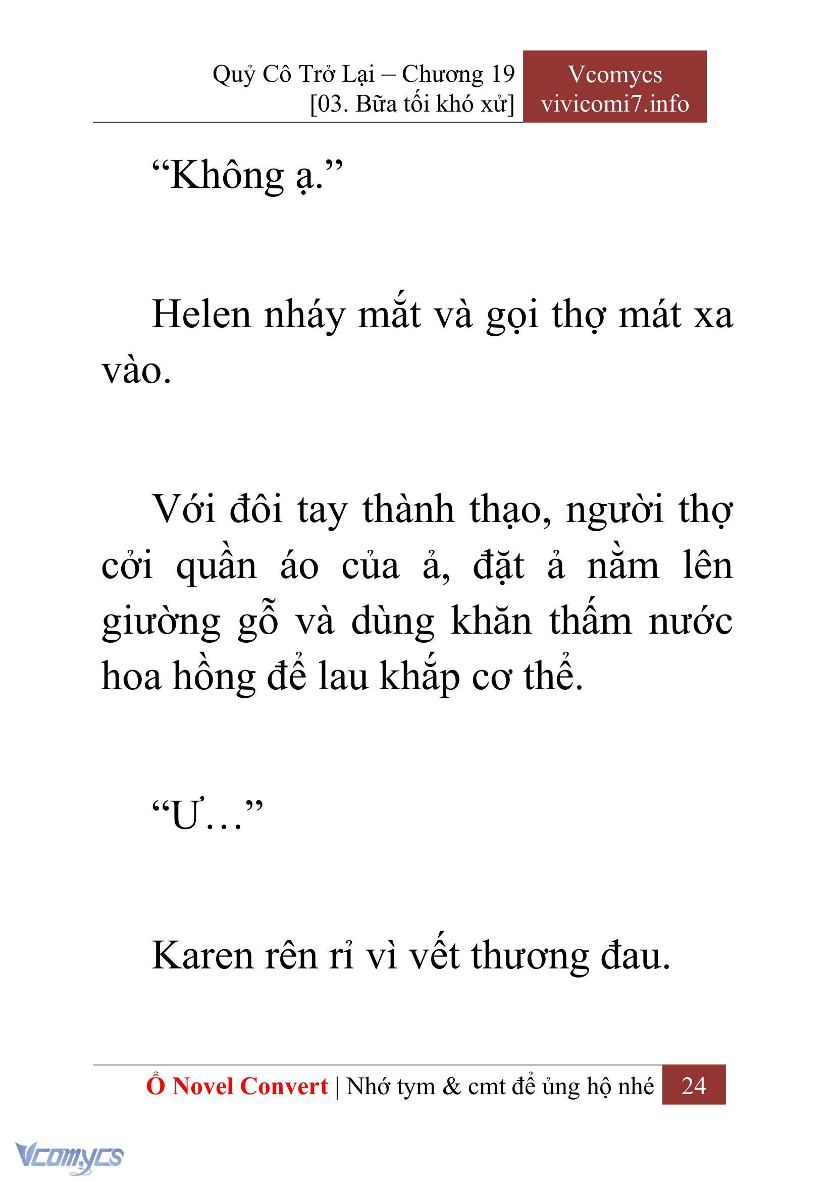 [Novel] Quý Cô Trở Lại Chapter 19 - Trang 27