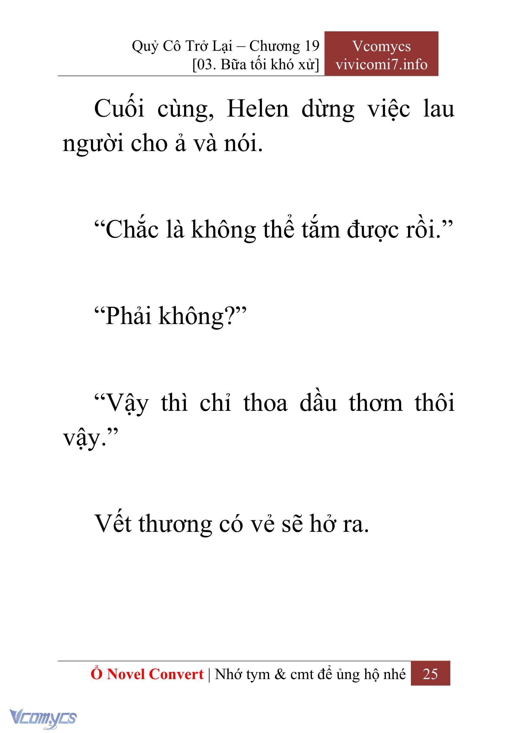 [Novel] Quý Cô Trở Lại Chapter 19 - Trang 28