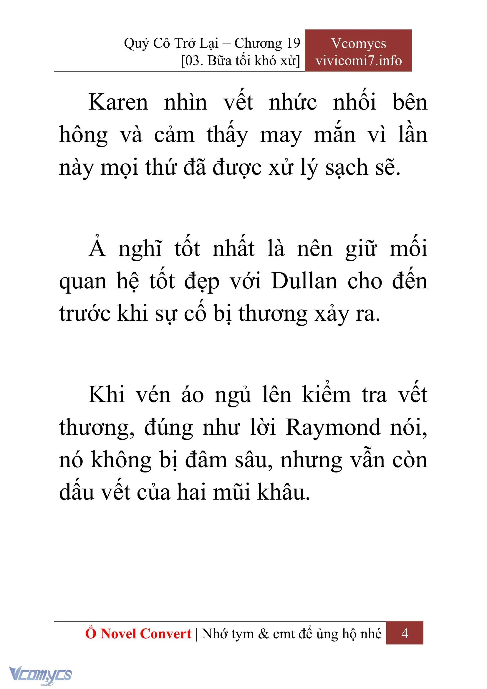 [Novel] Quý Cô Trở Lại Chapter 19 - Trang 7