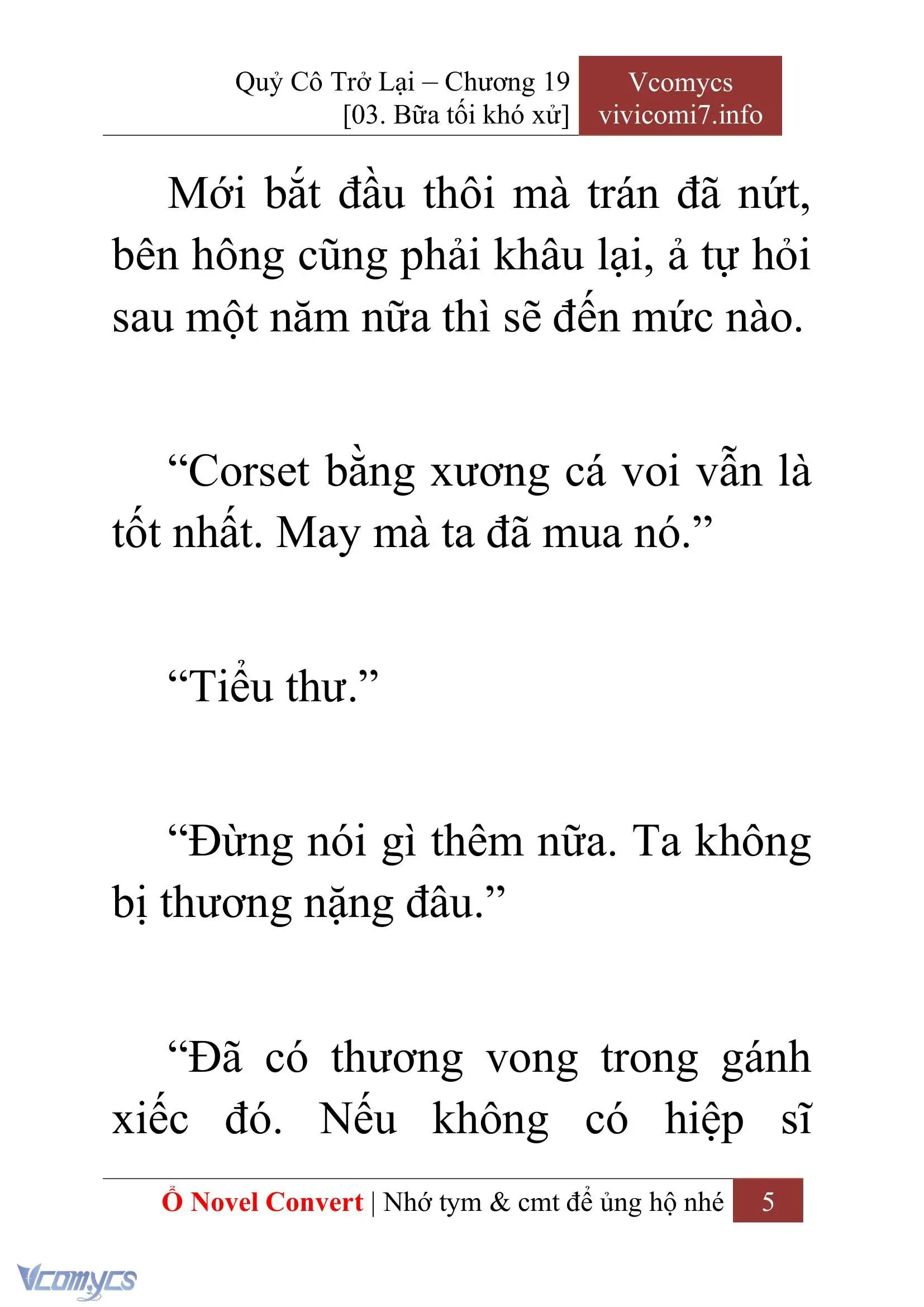 [Novel] Quý Cô Trở Lại Chapter 19 - Trang 8