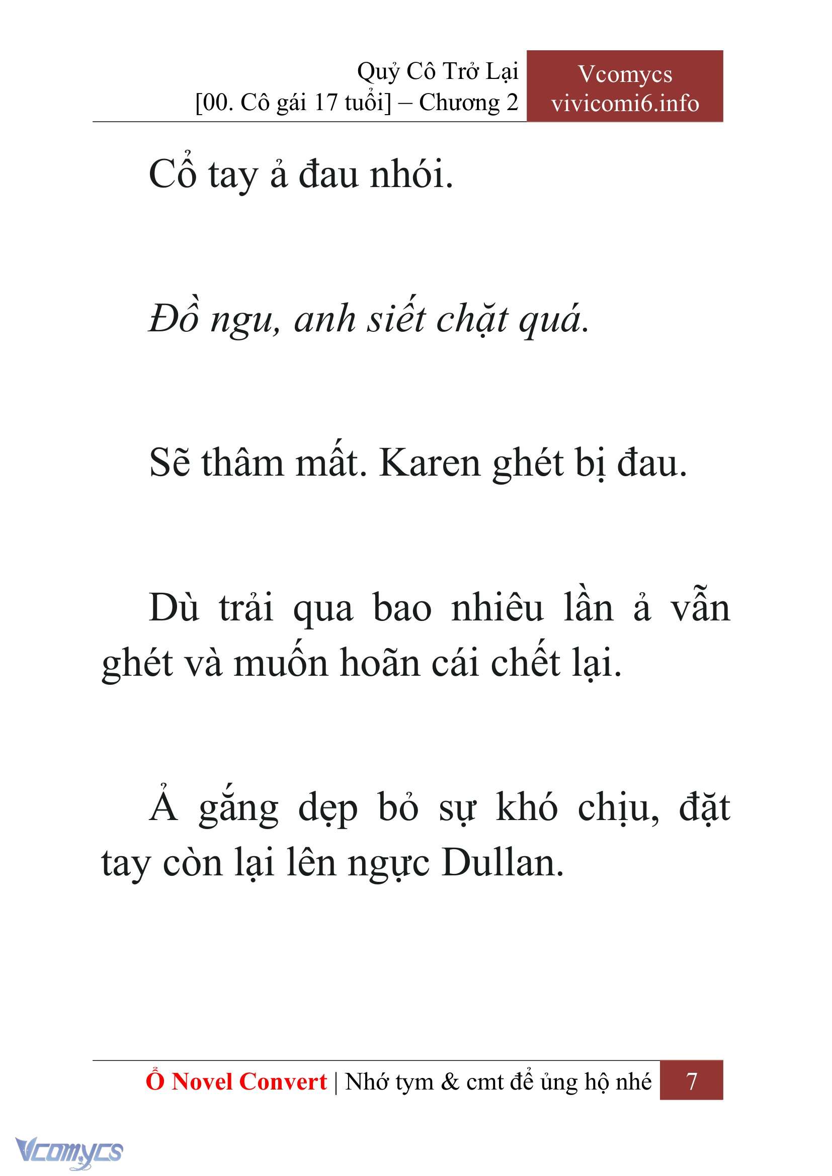 [Novel] Quý Cô Trở Lại Chapter 2 - Trang 10