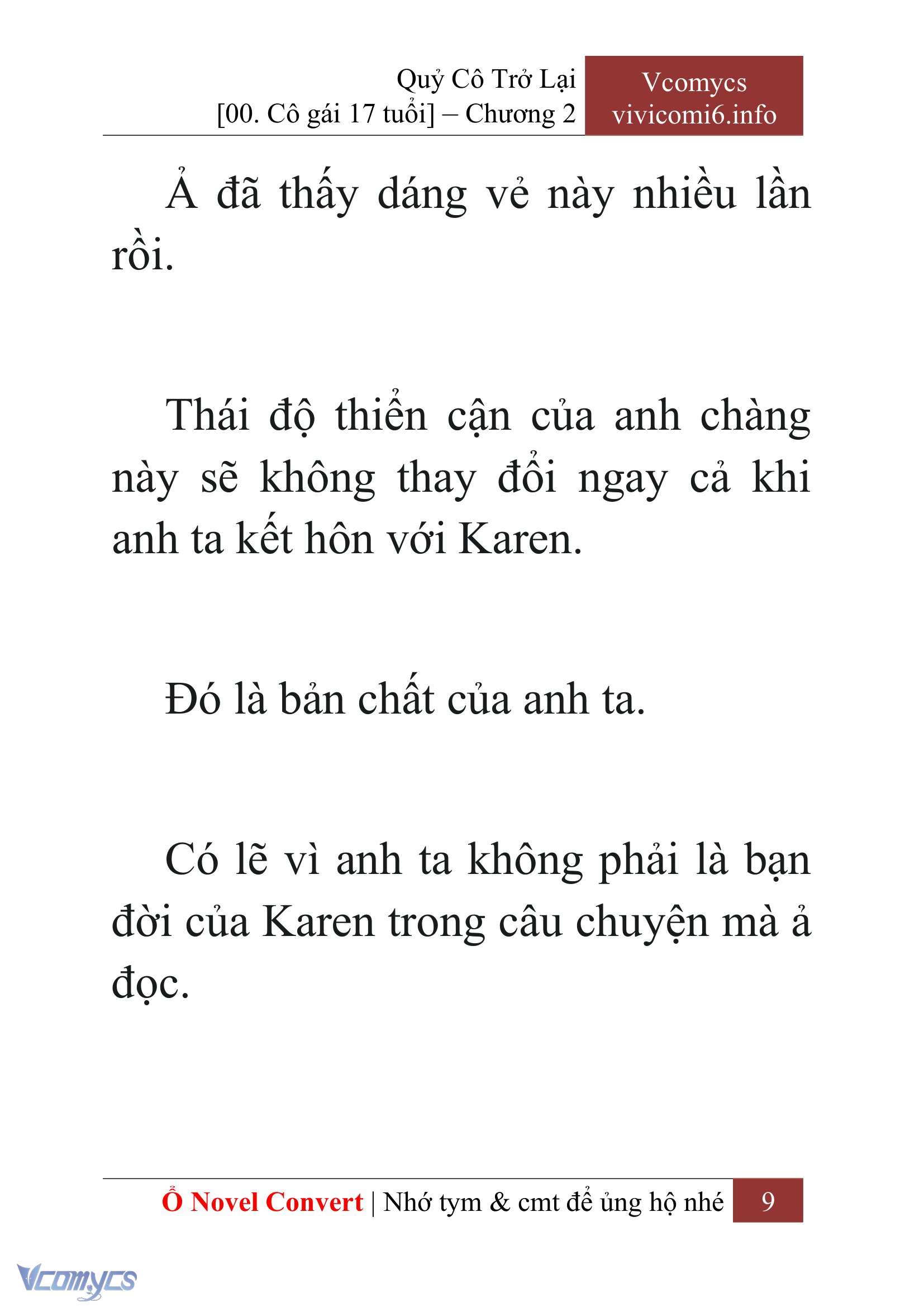 [Novel] Quý Cô Trở Lại Chapter 2 - Trang 12