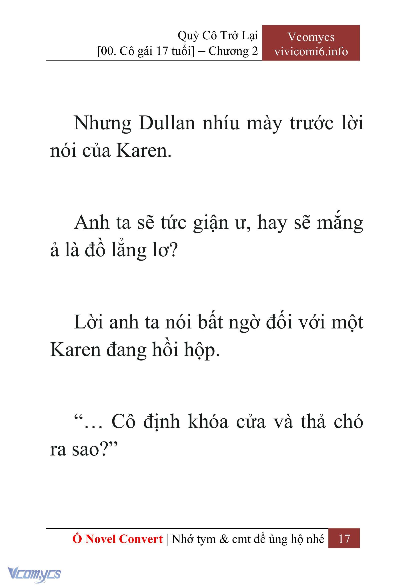 [Novel] Quý Cô Trở Lại Chapter 2 - Trang 20