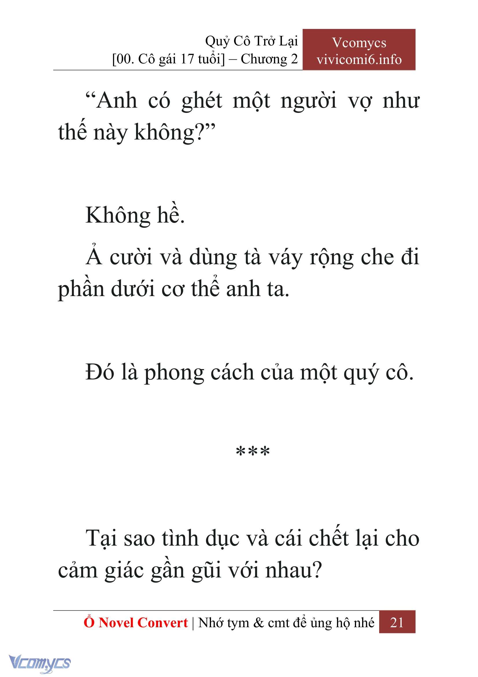 [Novel] Quý Cô Trở Lại Chapter 2 - Trang 24
