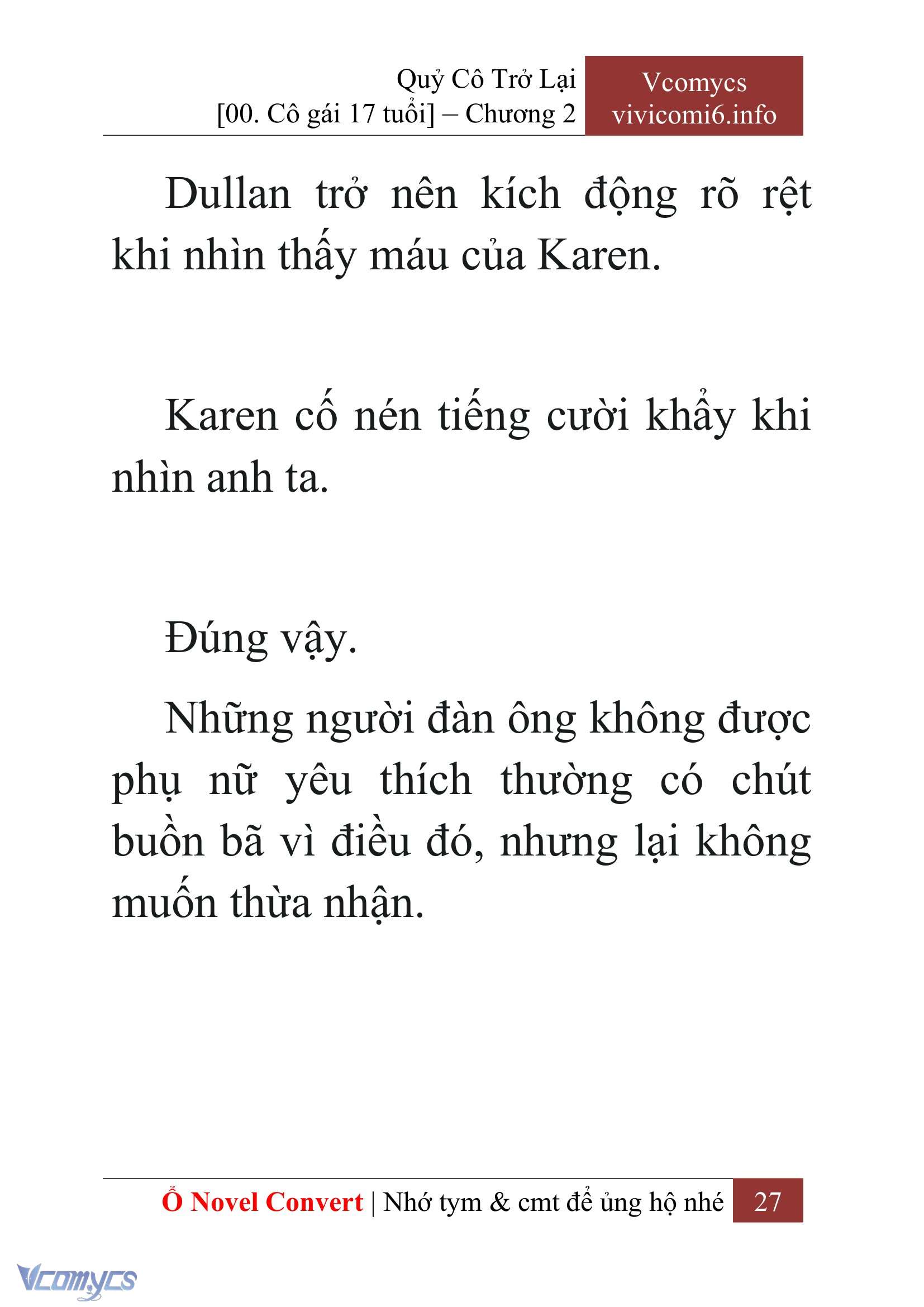 [Novel] Quý Cô Trở Lại Chapter 2 - Trang 30
