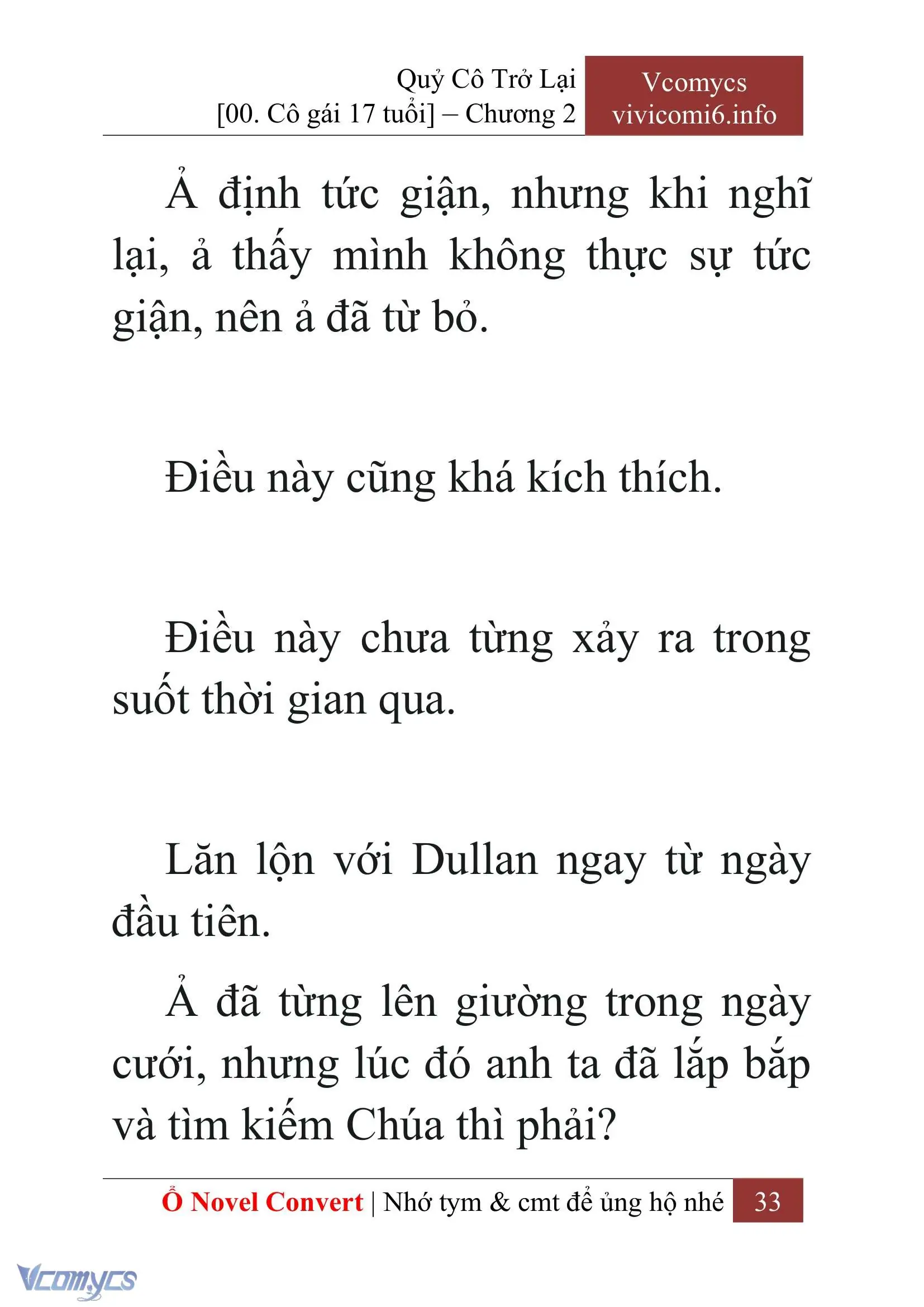 [Novel] Quý Cô Trở Lại Chapter 2 - Trang 36