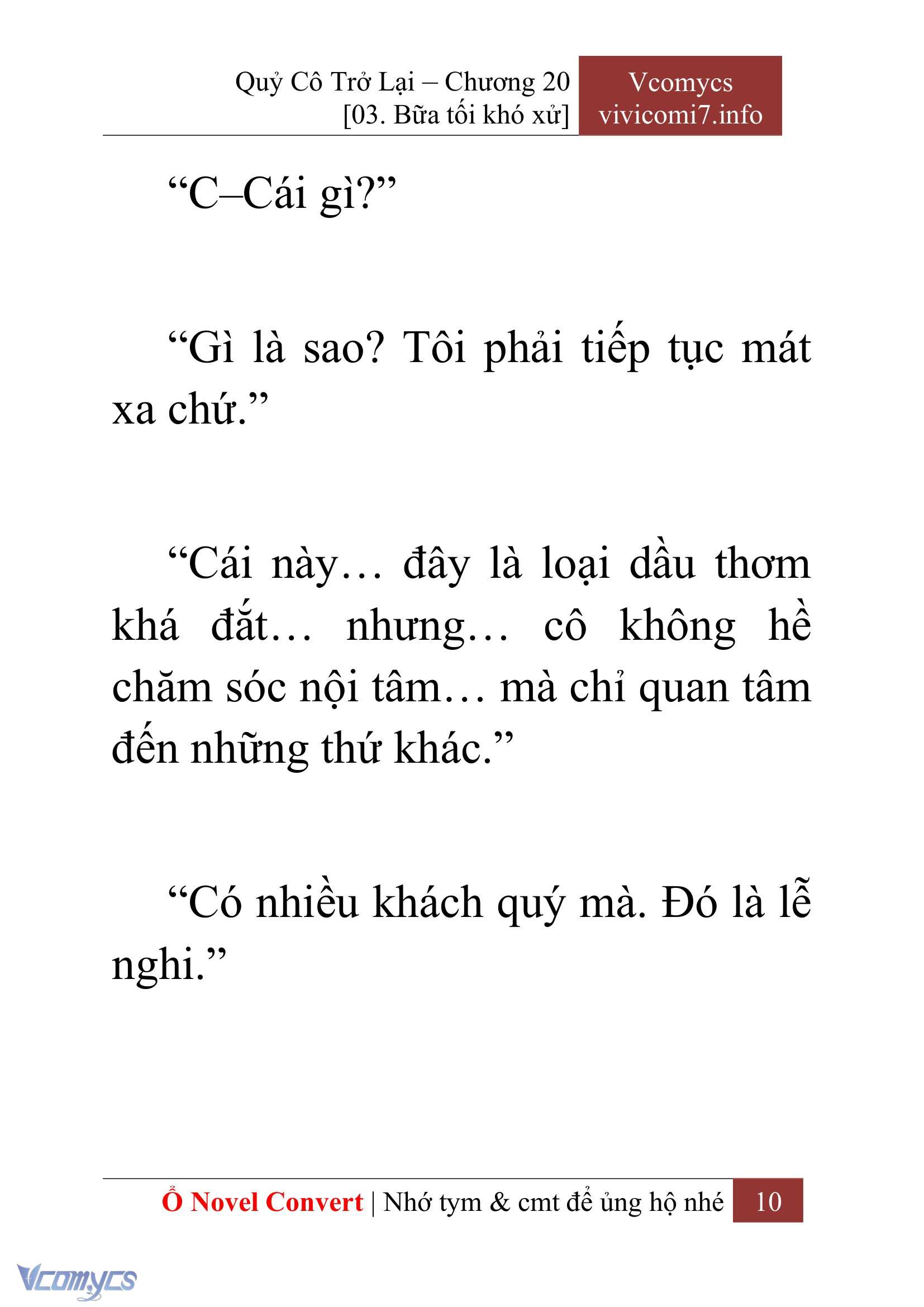 [Novel] Quý Cô Trở Lại Chapter 20 - Trang 13