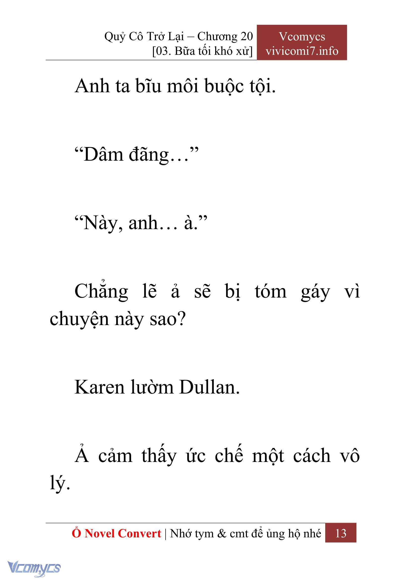 [Novel] Quý Cô Trở Lại Chapter 20 - Trang 16