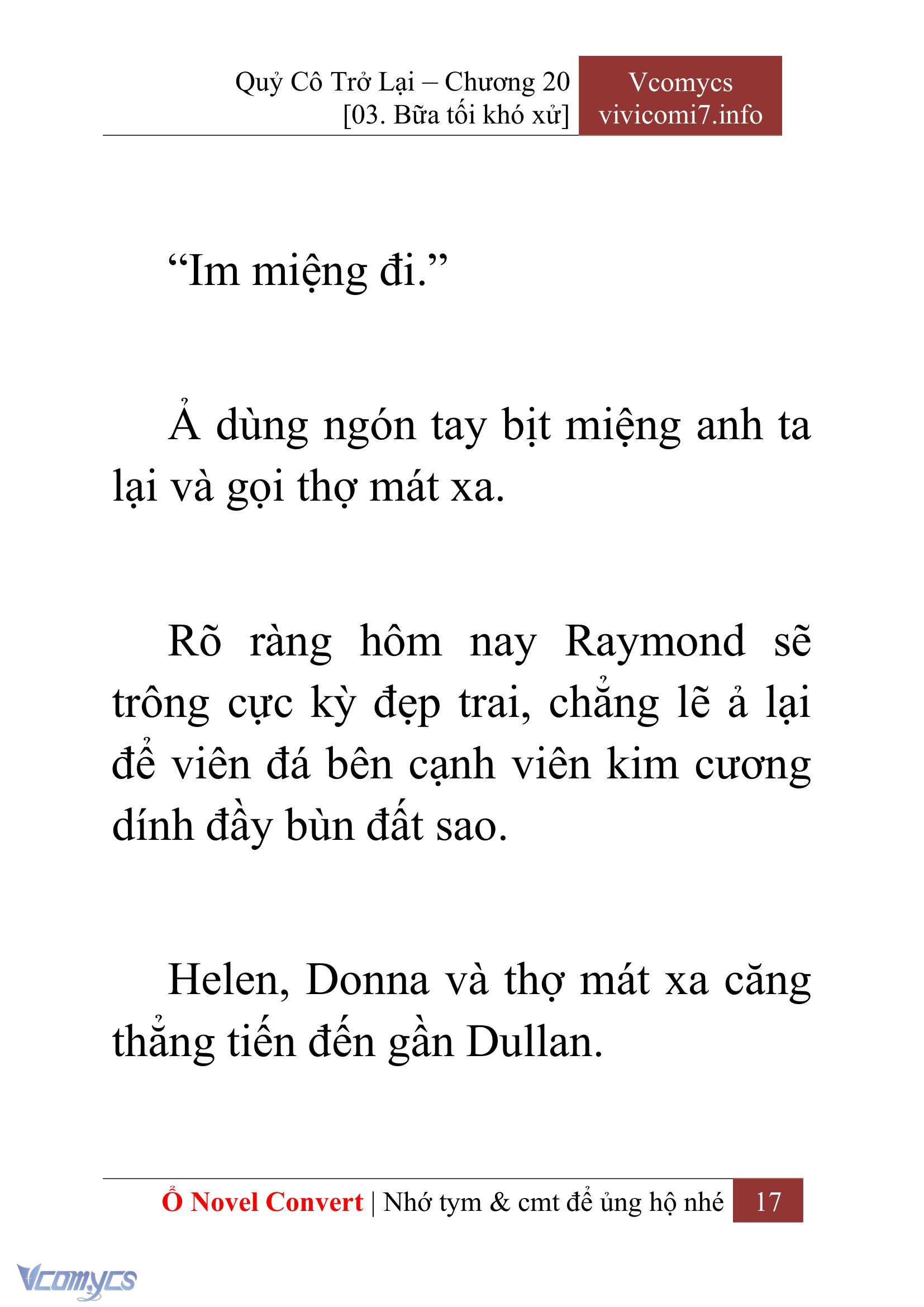 [Novel] Quý Cô Trở Lại Chapter 20 - Trang 20