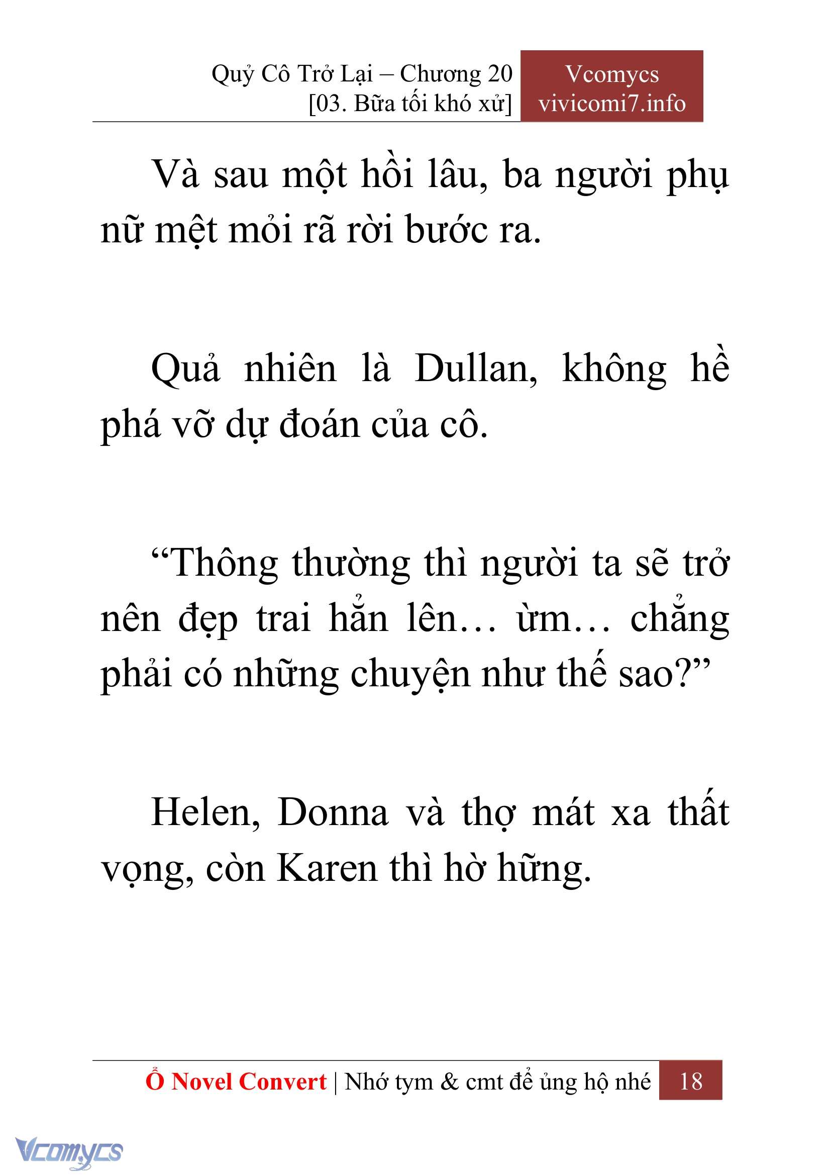 [Novel] Quý Cô Trở Lại Chapter 20 - Trang 21