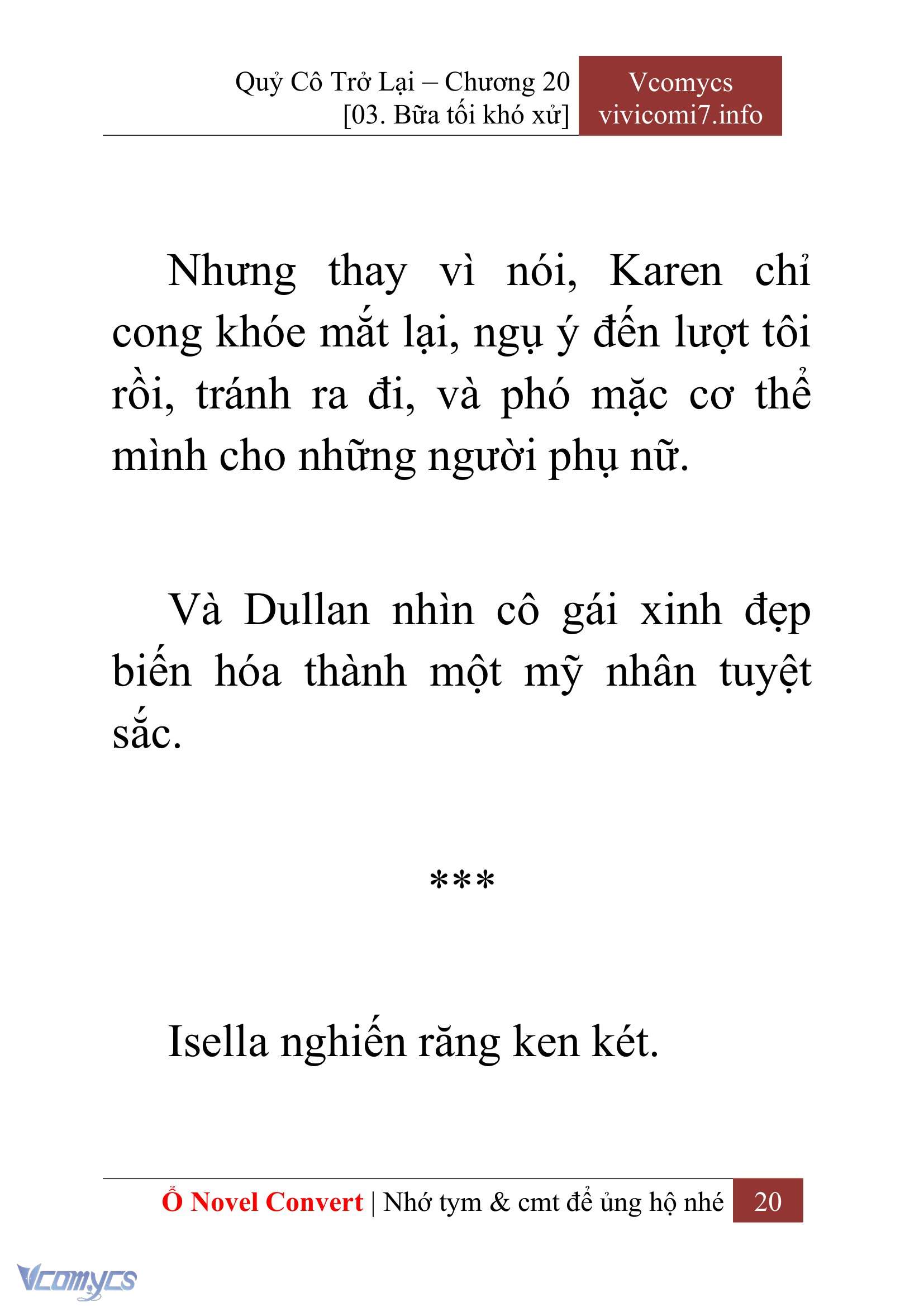 [Novel] Quý Cô Trở Lại Chapter 20 - Trang 23