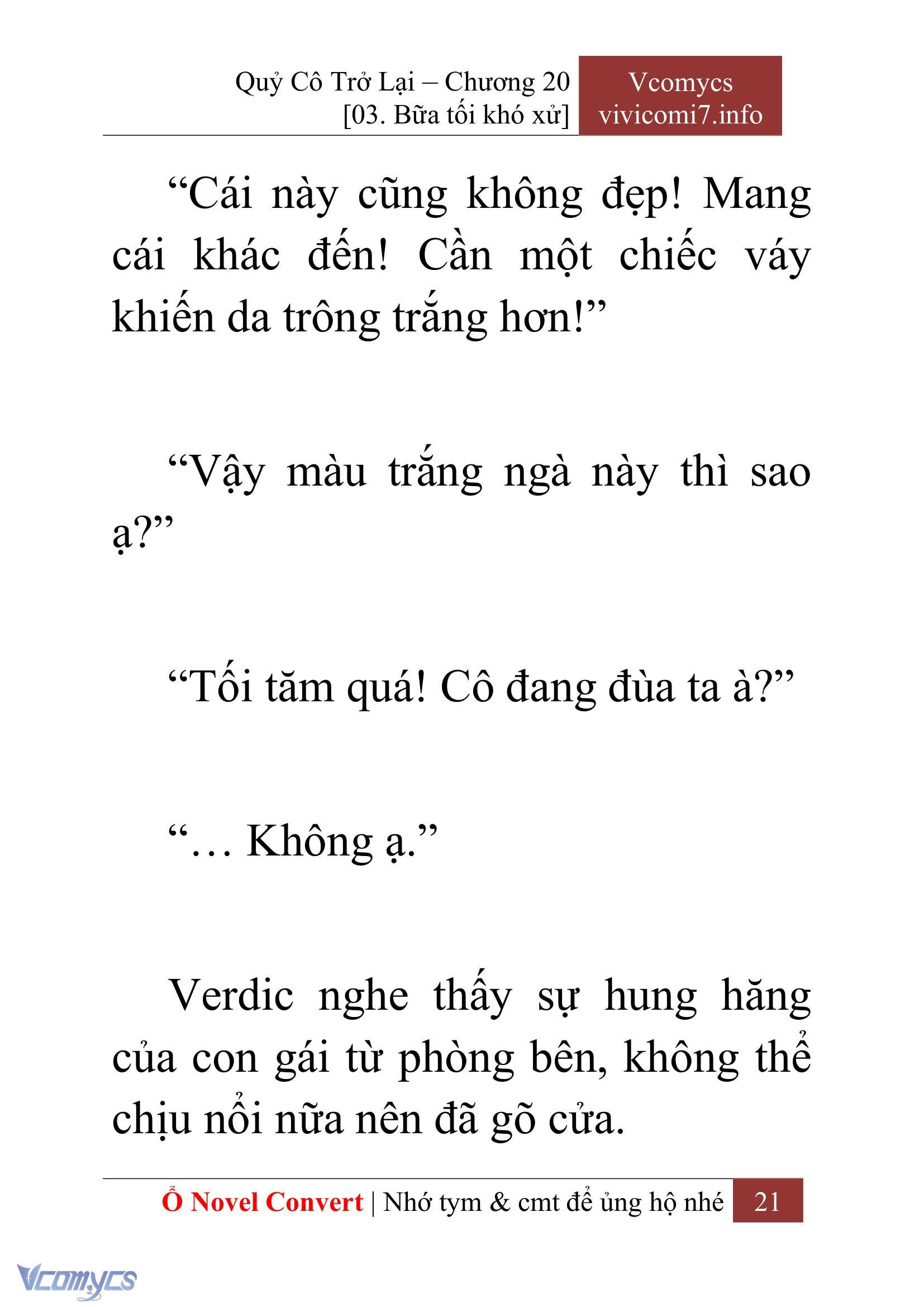 [Novel] Quý Cô Trở Lại Chapter 20 - Trang 24