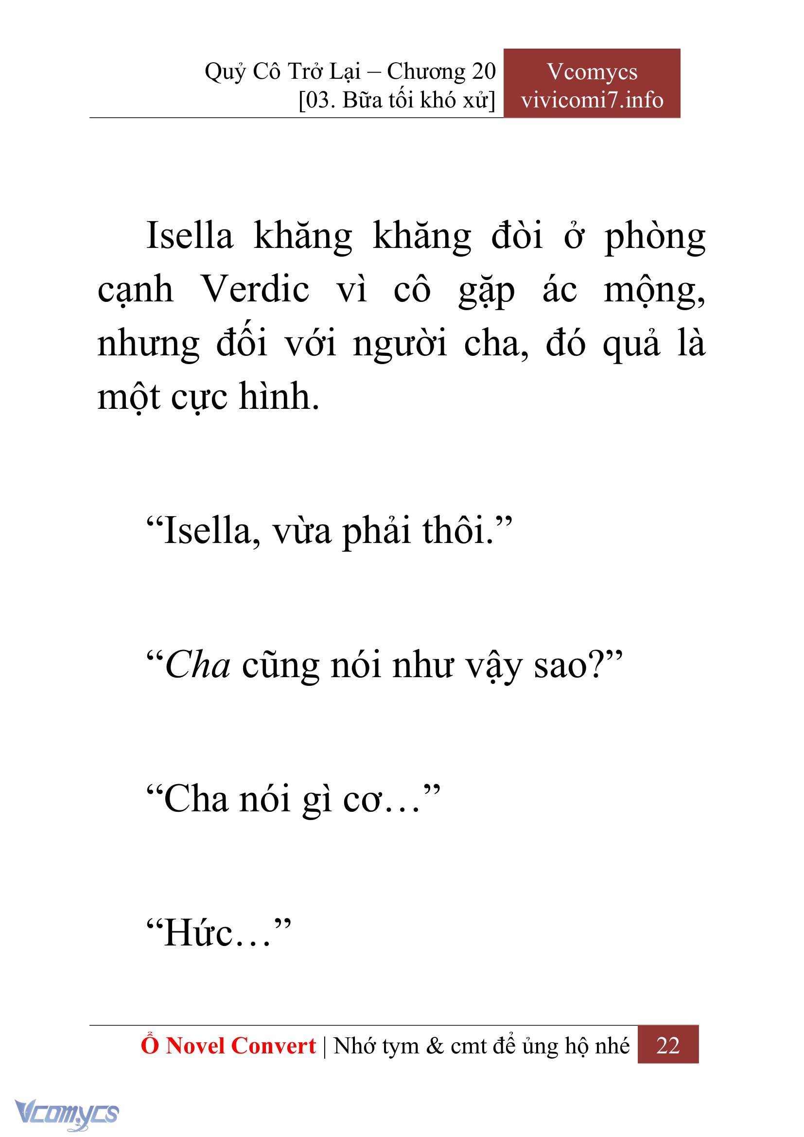 [Novel] Quý Cô Trở Lại Chapter 20 - Trang 25