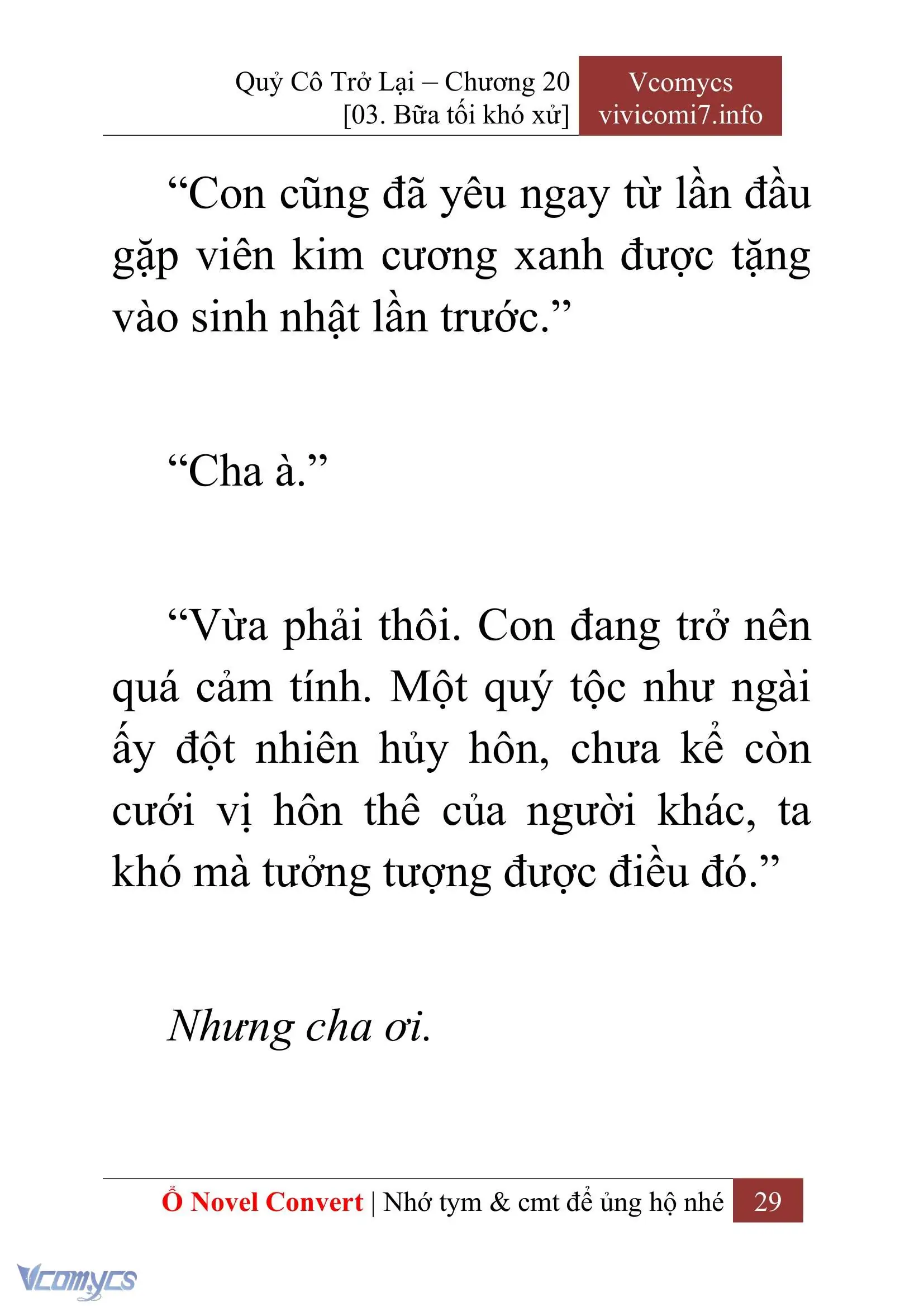 [Novel] Quý Cô Trở Lại Chapter 20 - Trang 32