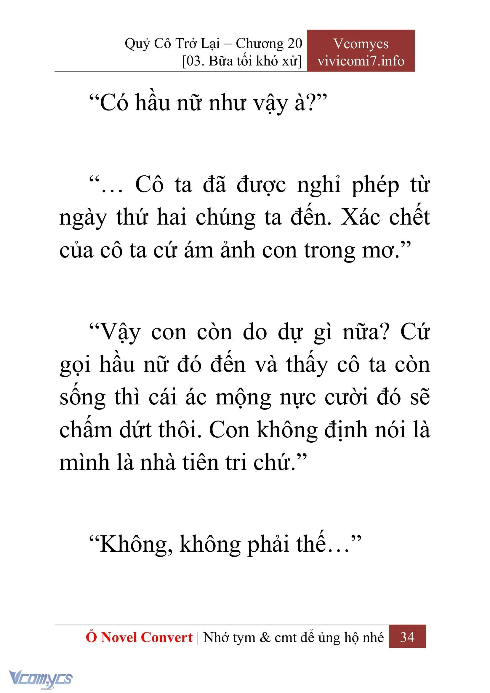 [Novel] Quý Cô Trở Lại Chapter 20 - Trang 37