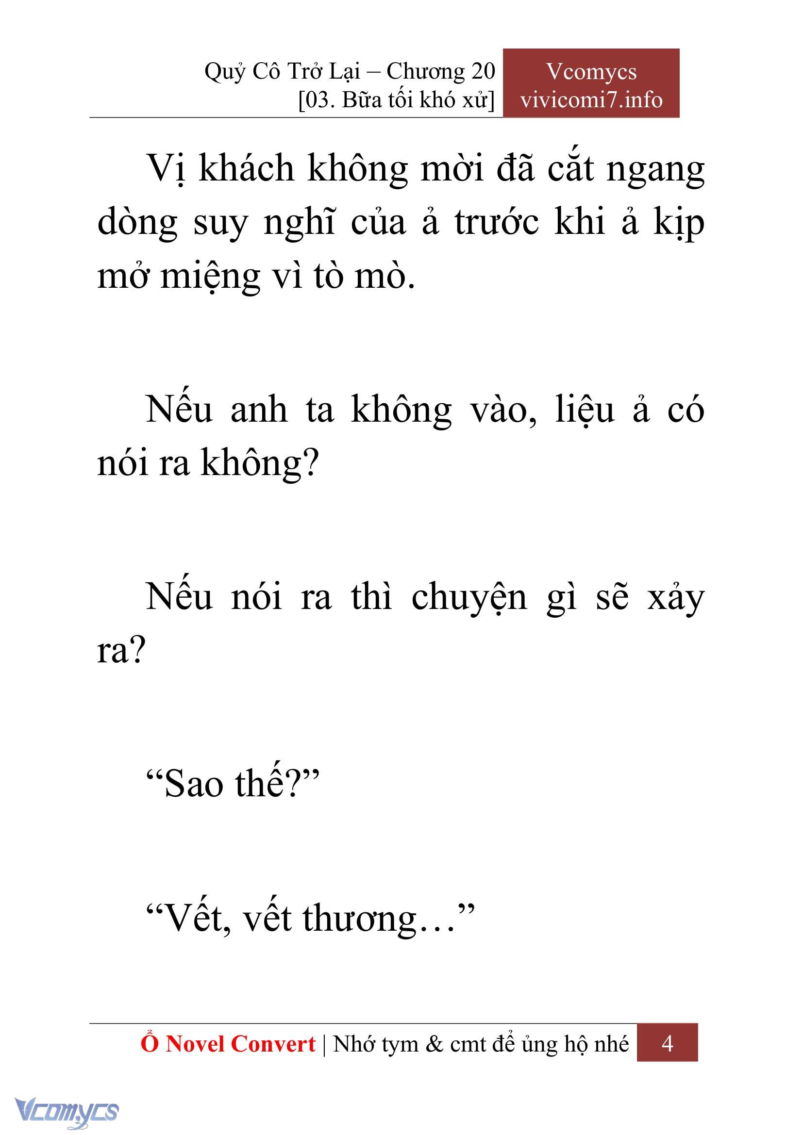 [Novel] Quý Cô Trở Lại Chapter 20 - Trang 7
