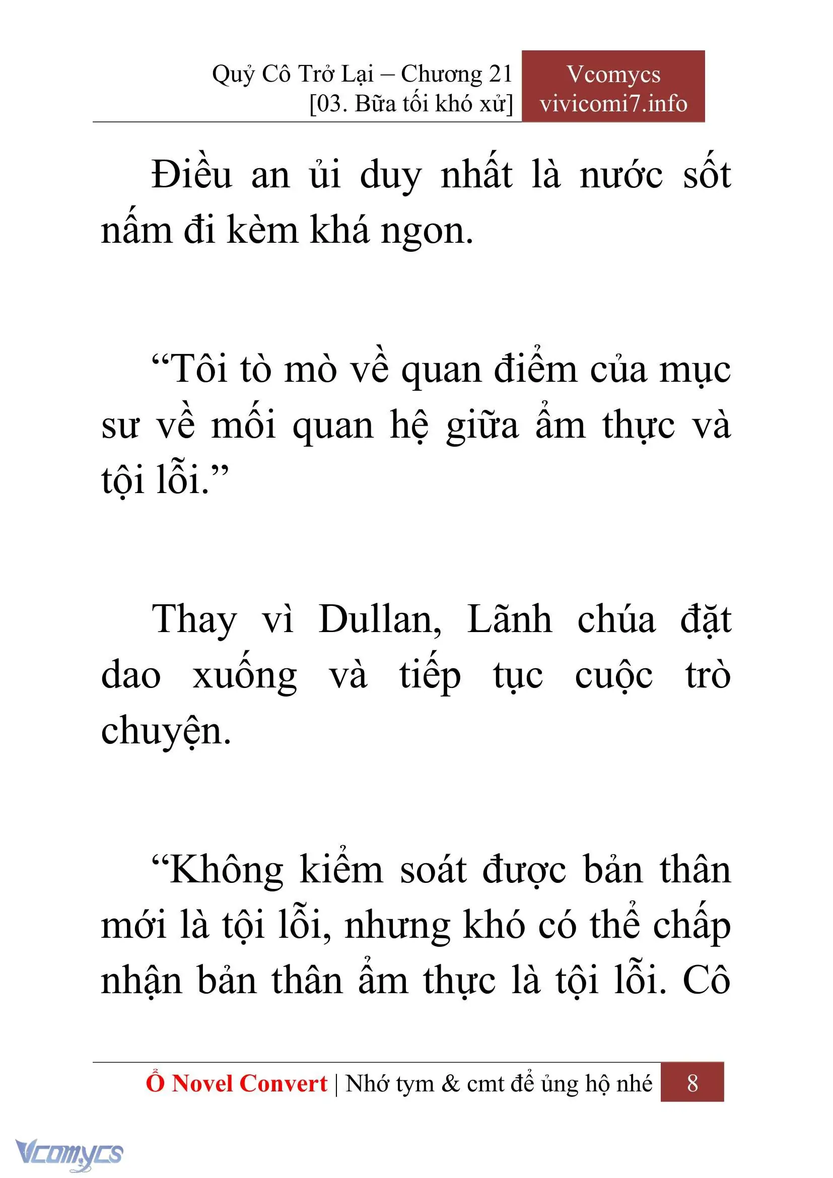 [Novel] Quý Cô Trở Lại Chapter 21 - Trang 11