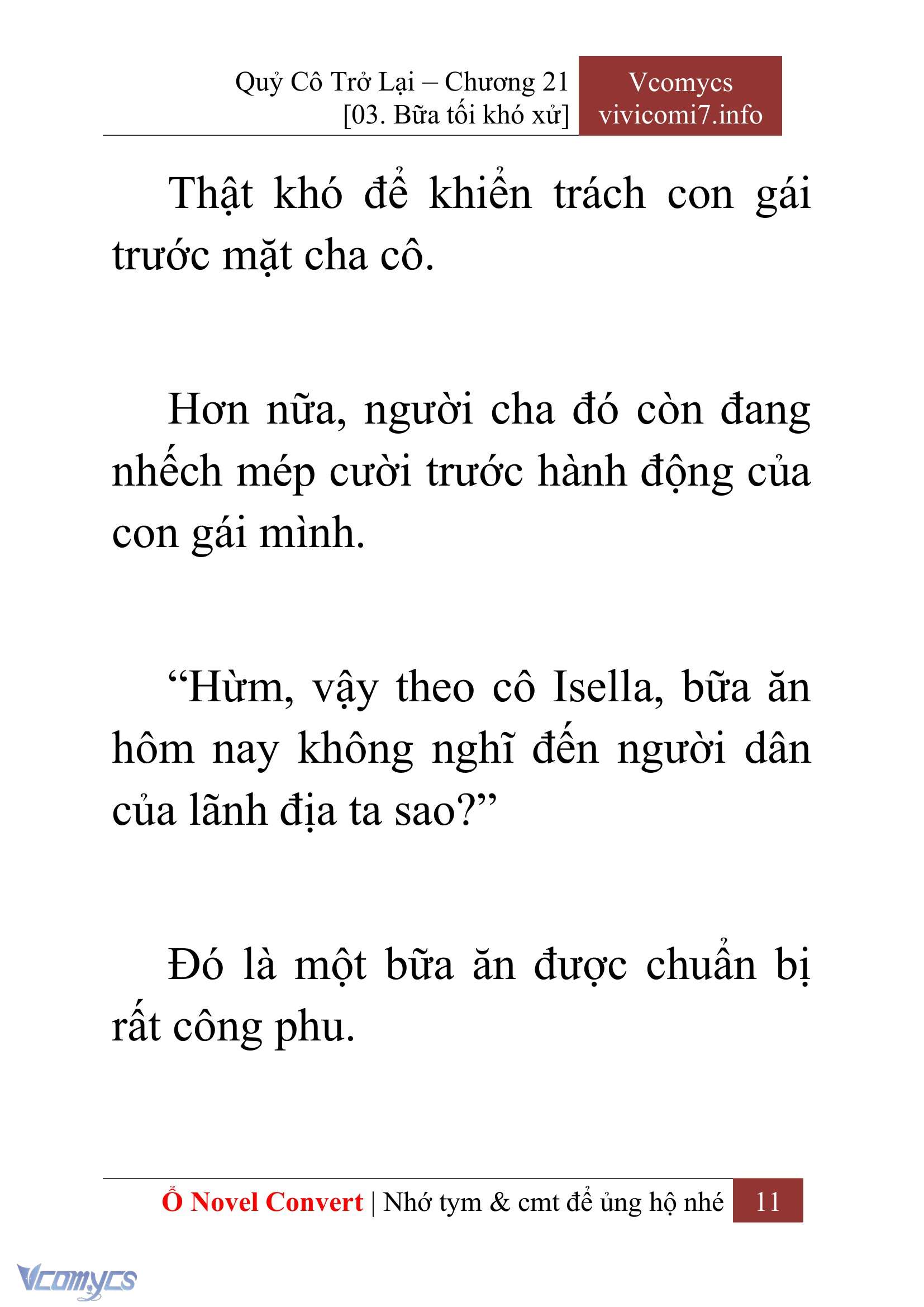 [Novel] Quý Cô Trở Lại Chapter 21 - Trang 14