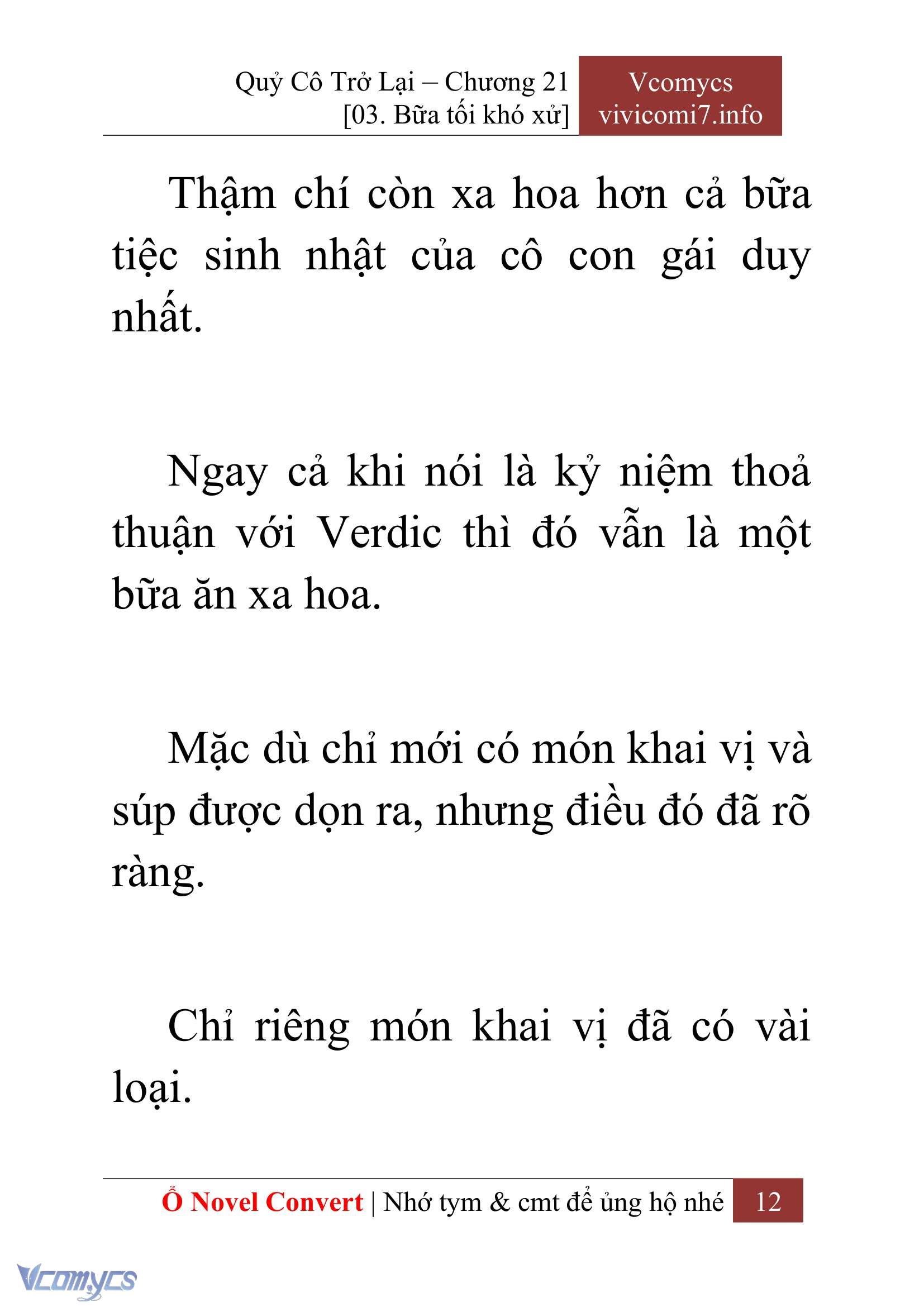 [Novel] Quý Cô Trở Lại Chapter 21 - Trang 15