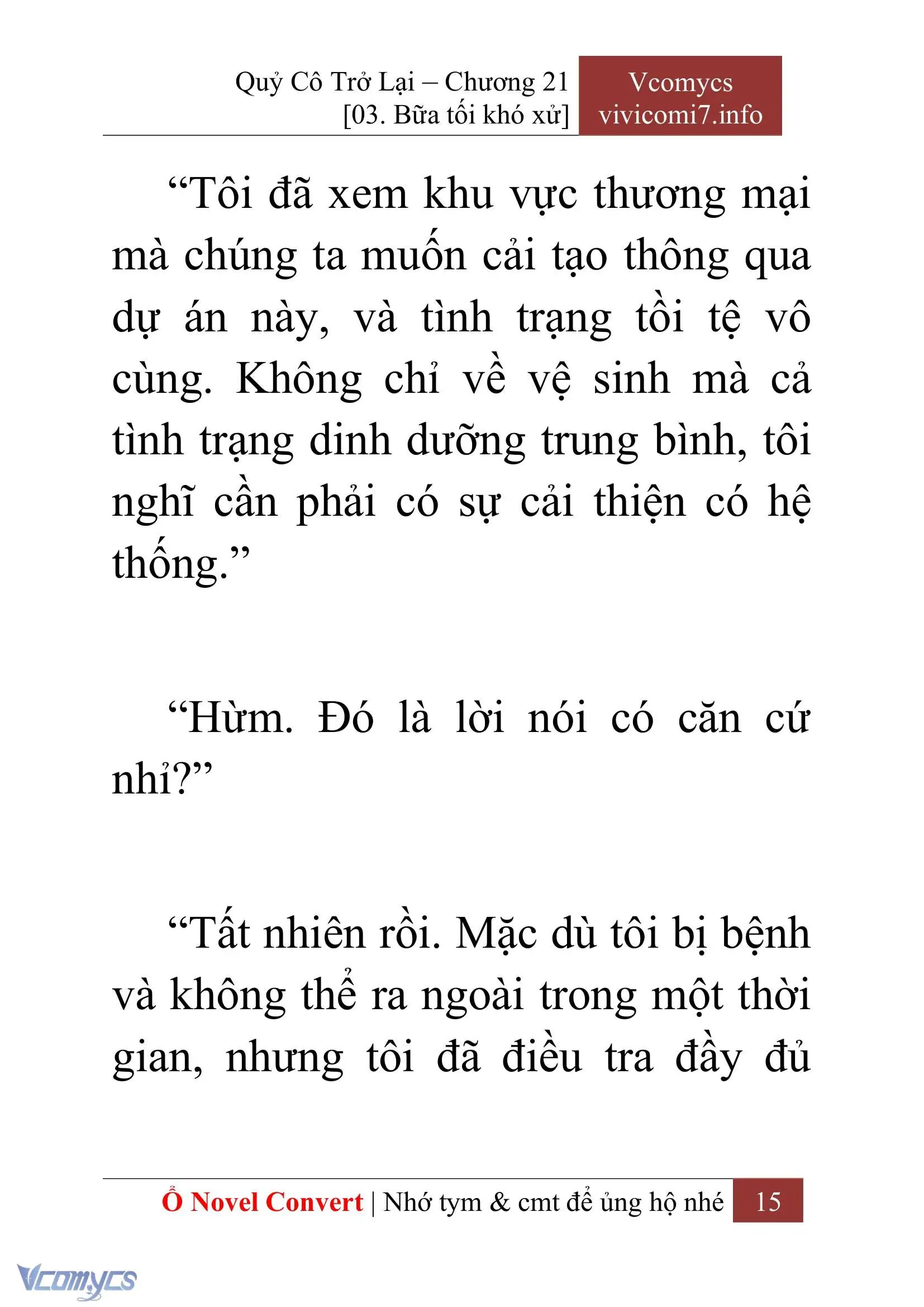 [Novel] Quý Cô Trở Lại Chapter 21 - Trang 18