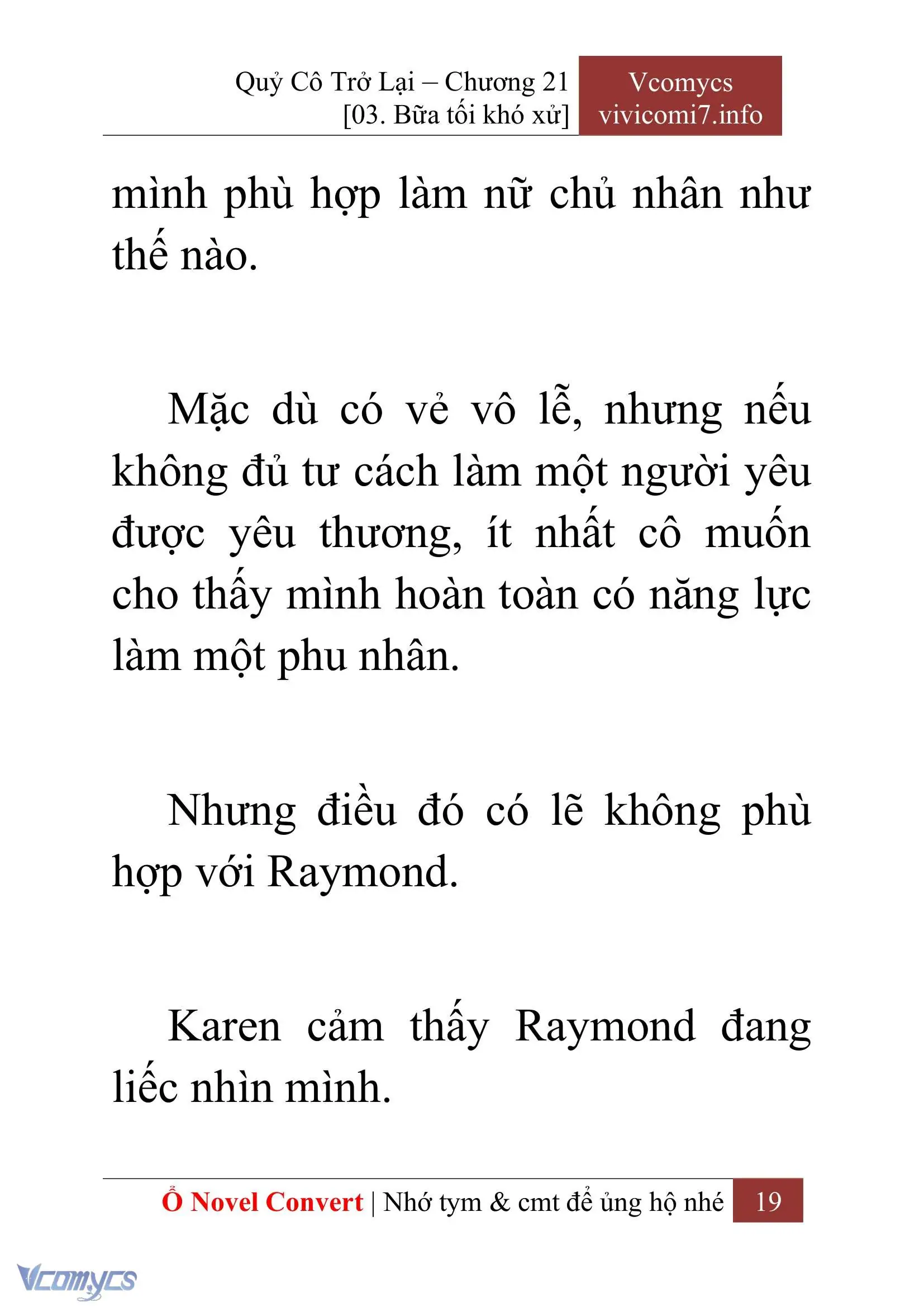 [Novel] Quý Cô Trở Lại Chapter 21 - Trang 22