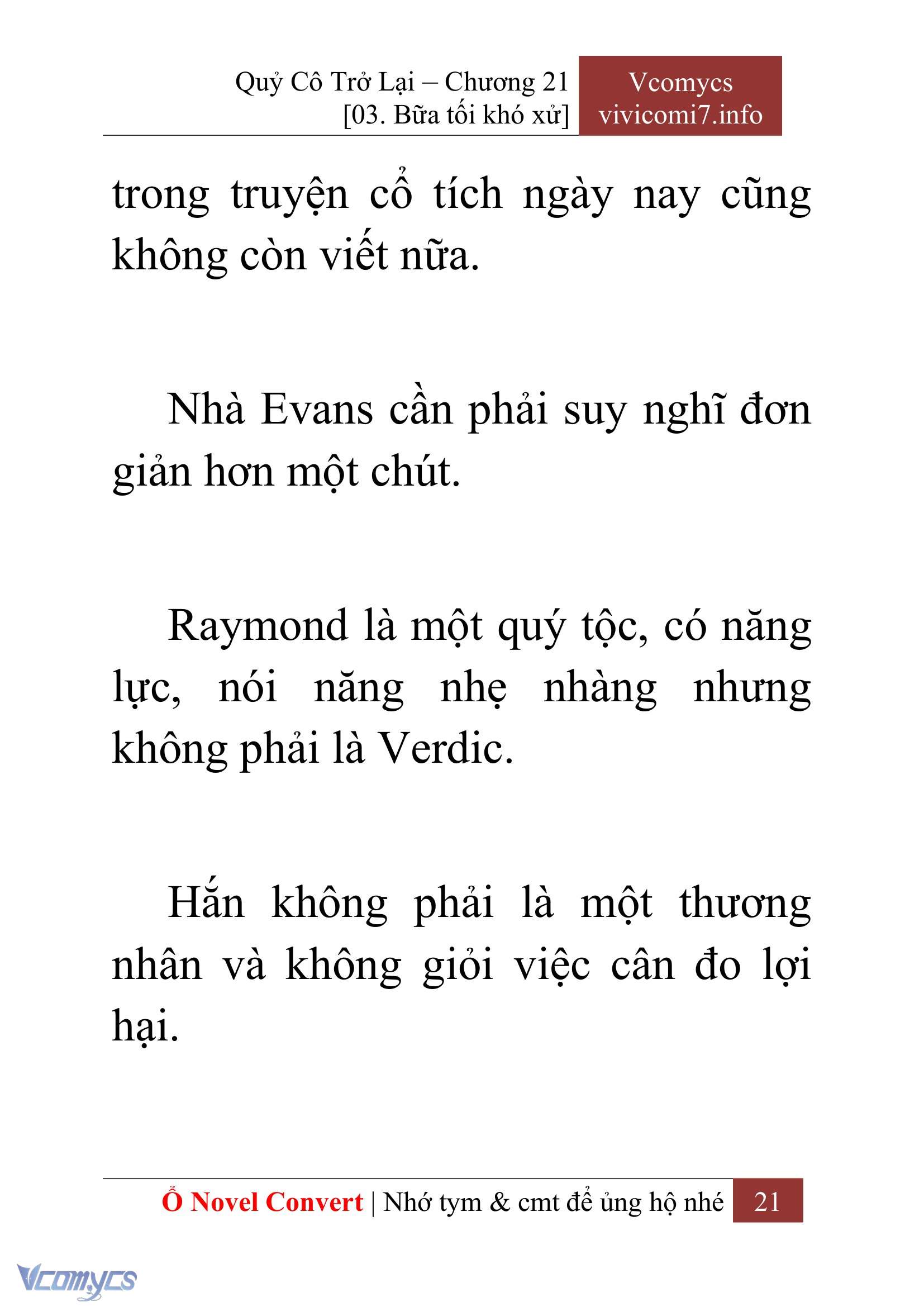 [Novel] Quý Cô Trở Lại Chapter 21 - Trang 24