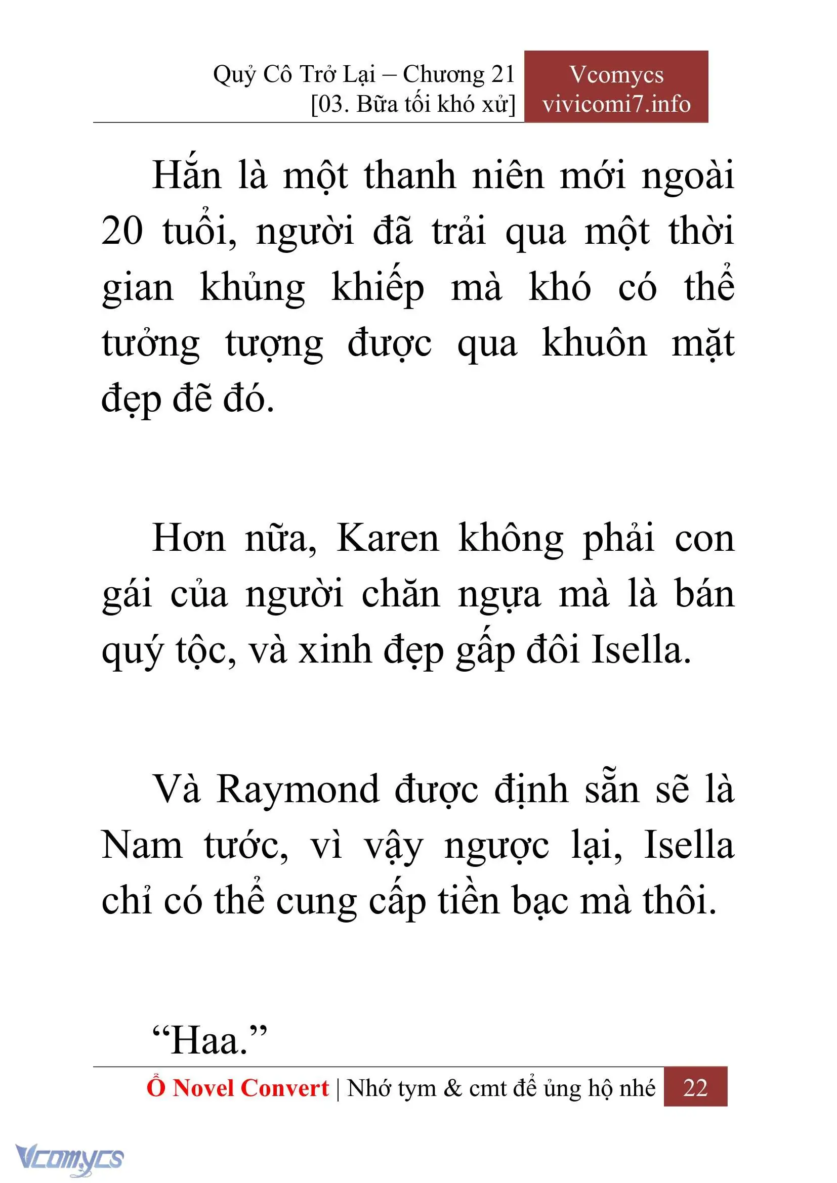 [Novel] Quý Cô Trở Lại Chapter 21 - Trang 25