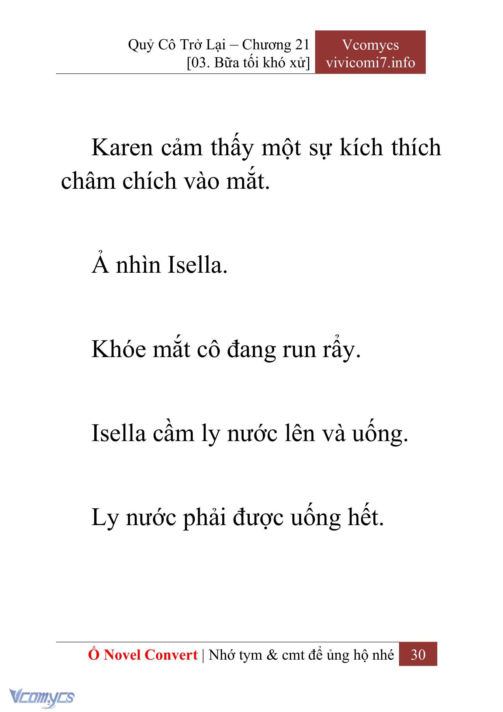 [Novel] Quý Cô Trở Lại Chapter 21 - Trang 33